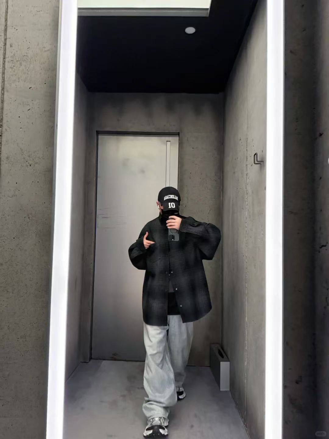 체인2호/발렌시아가 남성 무늬 긴팔 셔츠