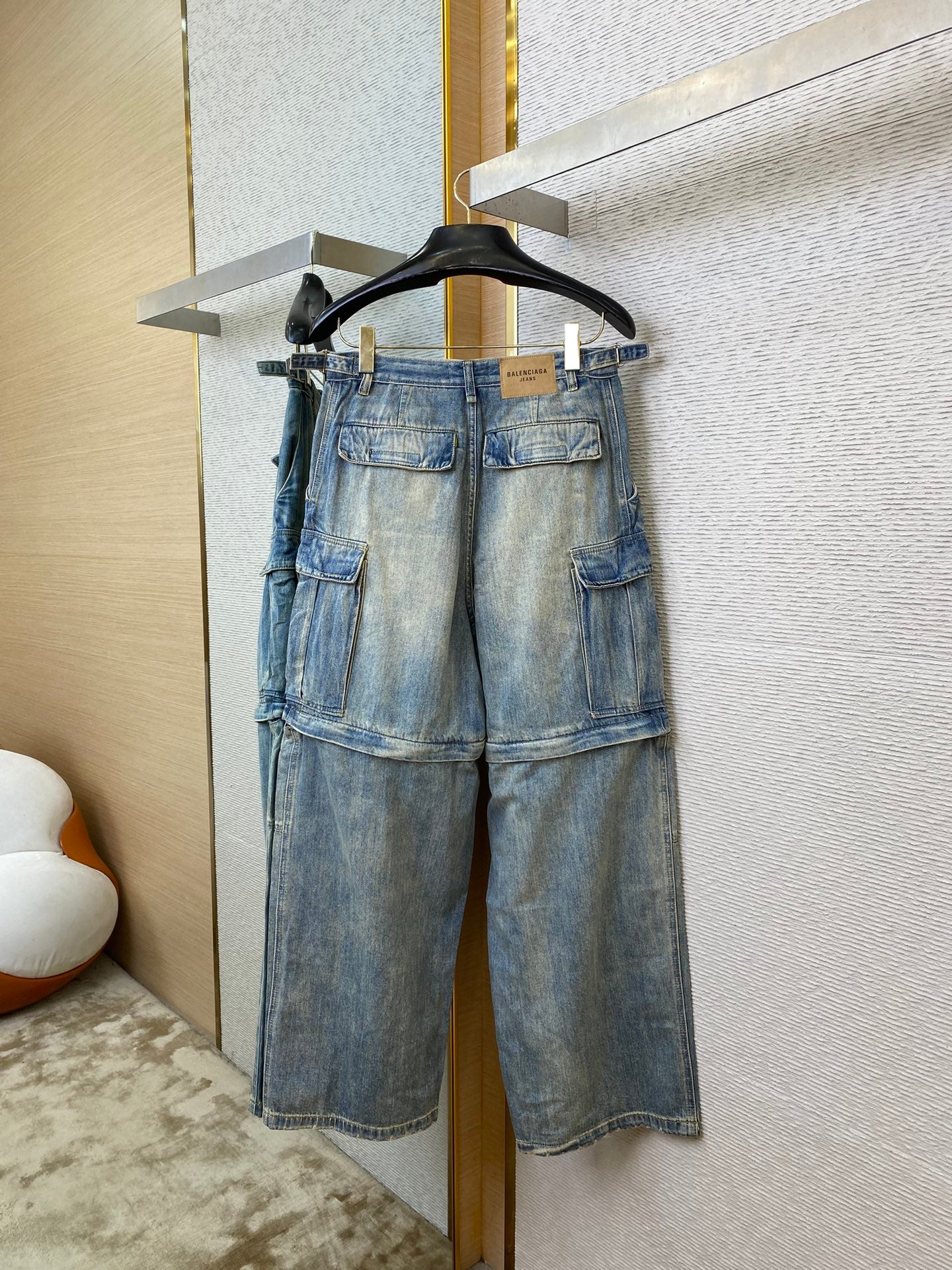 체인2호/발렌시아가 남성 청바지