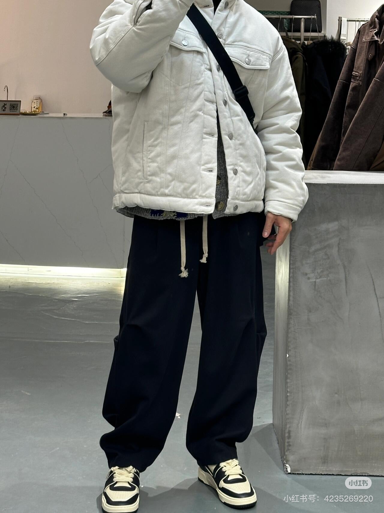 체인2호/발렌시아가 여성 면 재킷