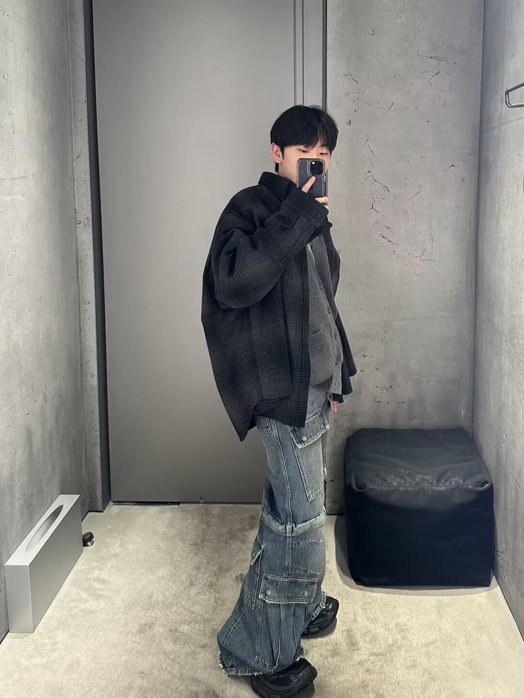 R공장/발렌시아가 남성 셔츠