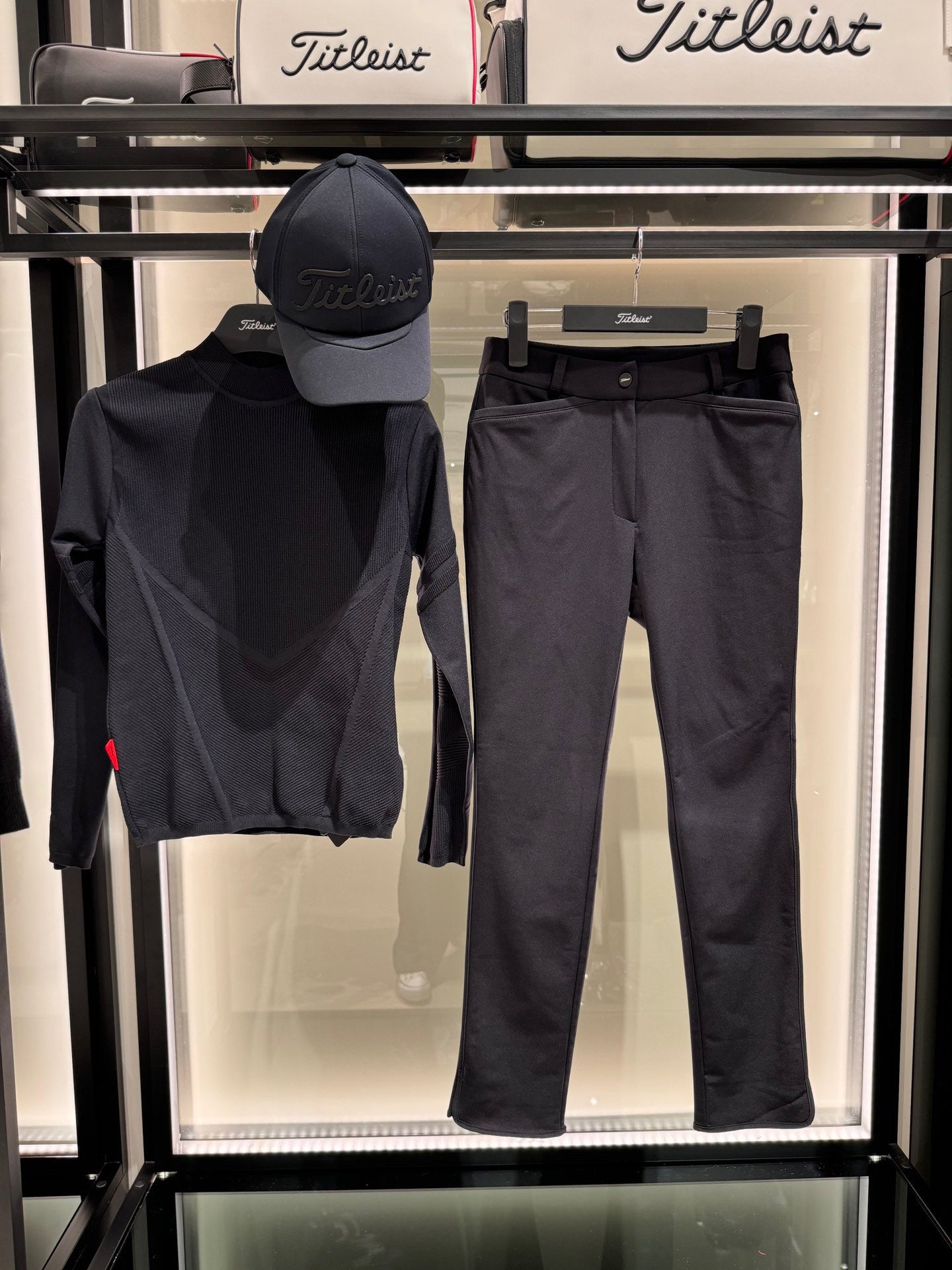 마이골프/Titleist 여성 슬림 스포츠 속건 롱 팬츠