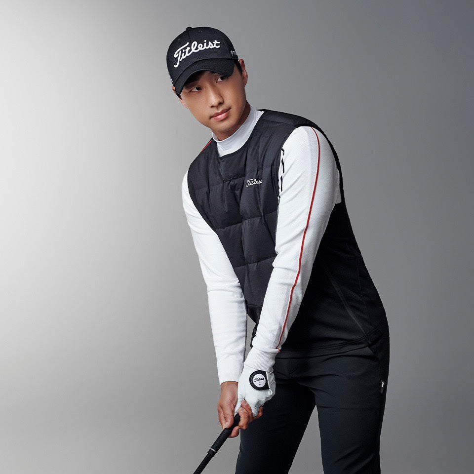 마이골프/Titleist 남성 패딩 조끼
