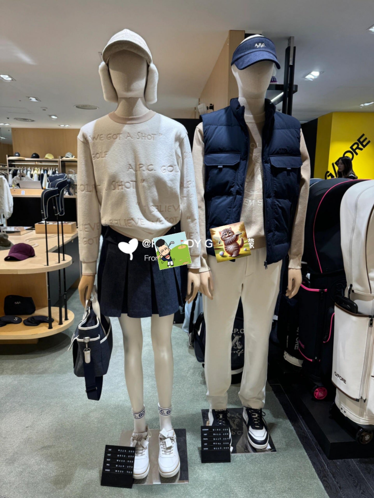 마이골프/APC GOLF 여성 골프 니트