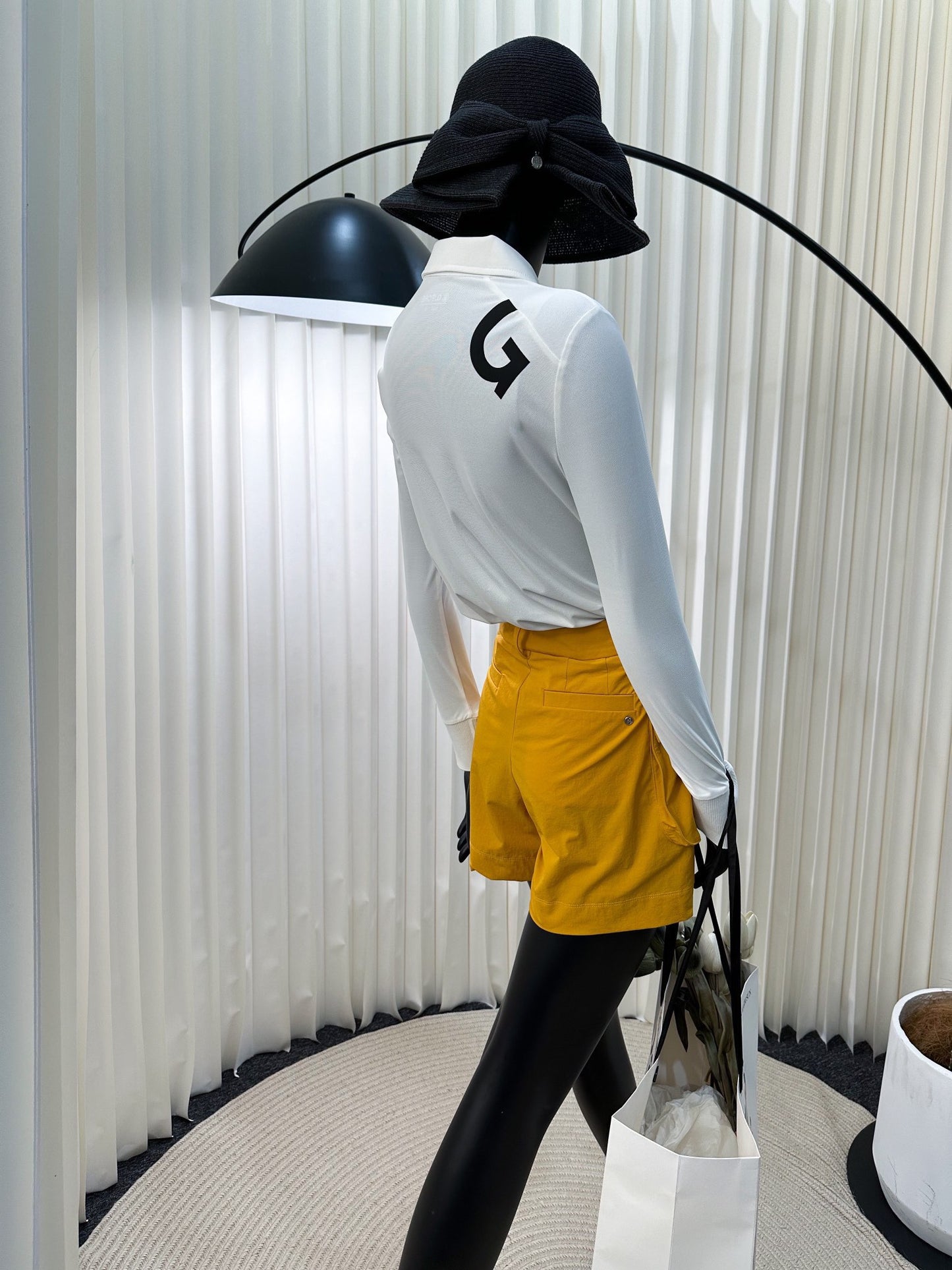 마이골프/G/FORE 여성 지퍼 터틀넥 긴팔