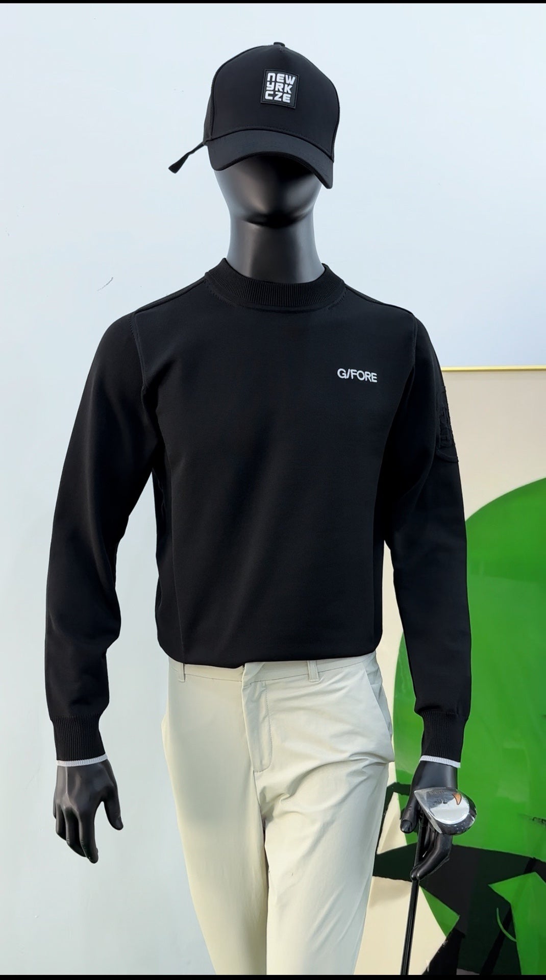 마이골프/G/FORE 남성 긴팔 니트 스웨터