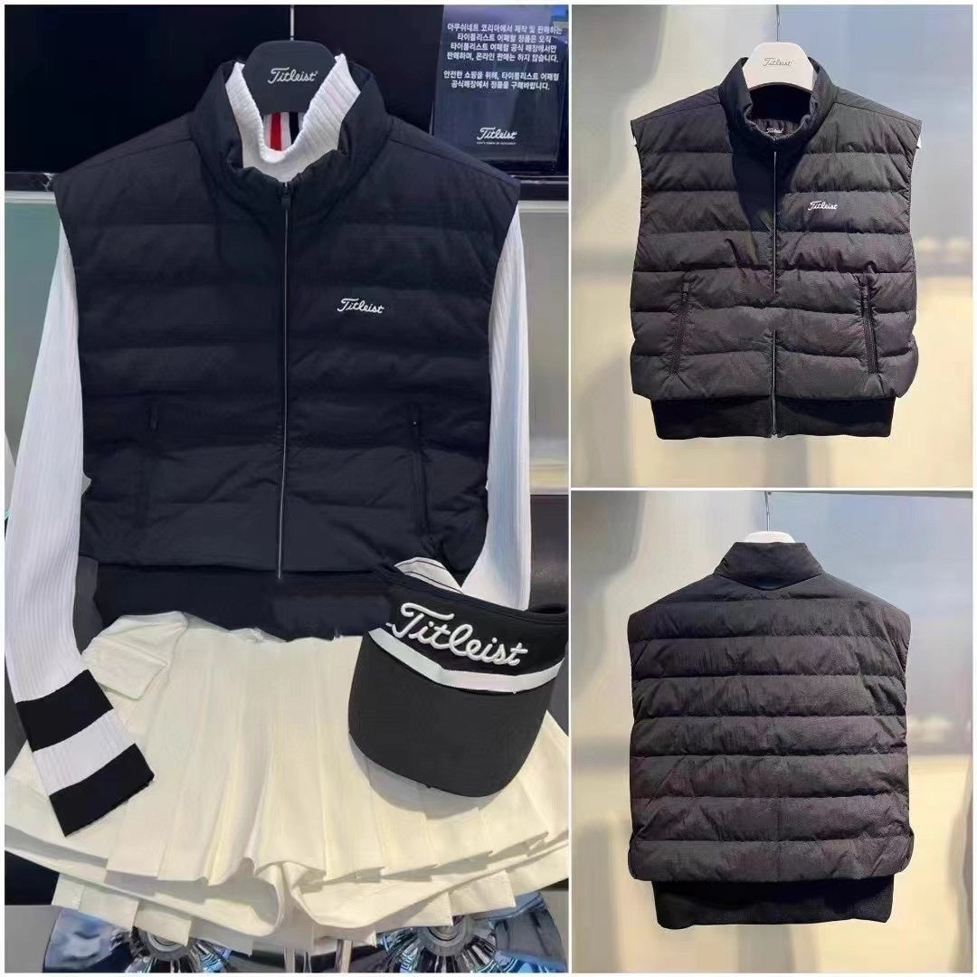마이골프/Titleist 가을 겨울 신상 여성복 패딩 조끼