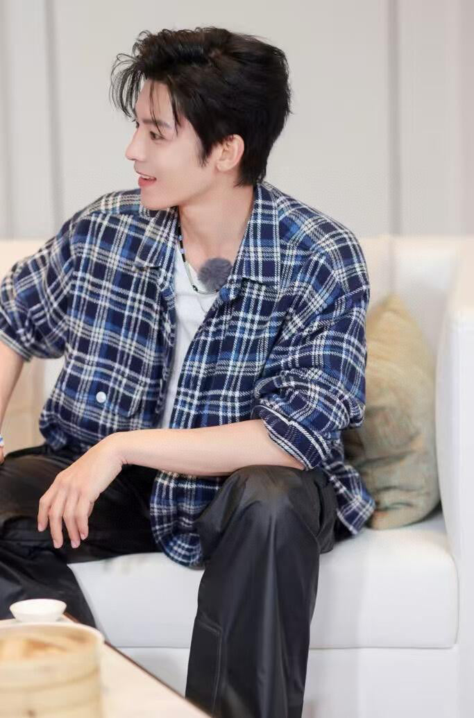 GTR셀러/셀린느 남성 블루체크 셔츠