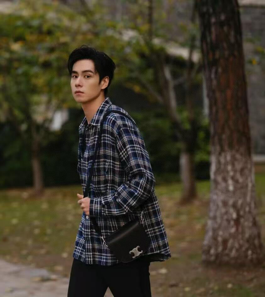 GTR셀러/셀린느 남성 블루체크 셔츠