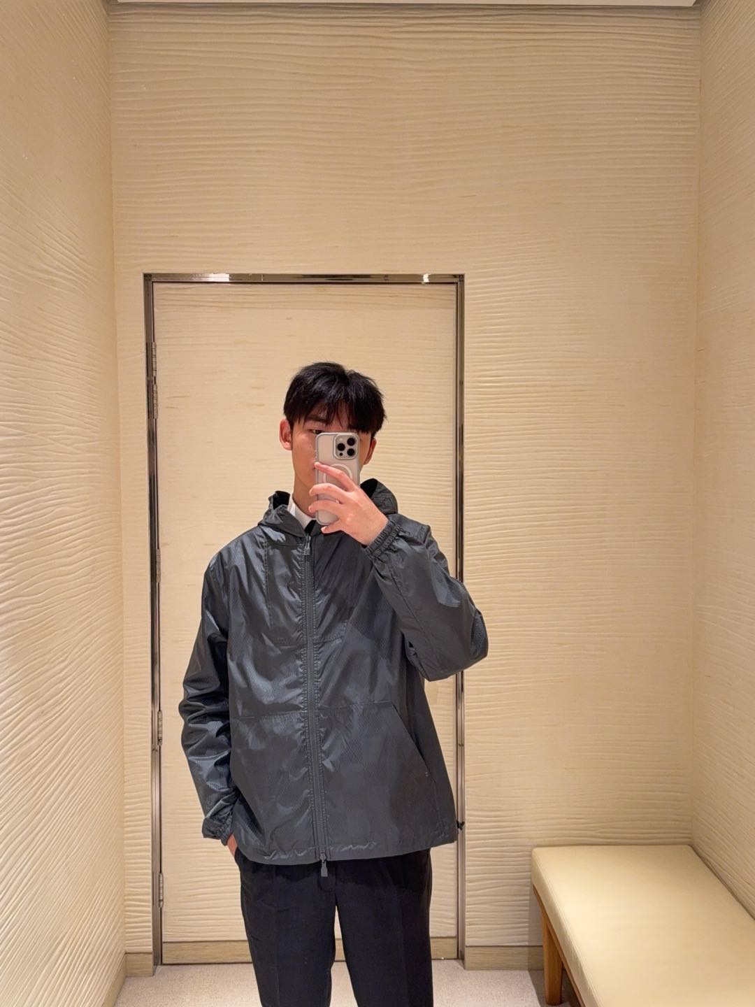 R공장/루이비통 남성 양면 방풍 자켓