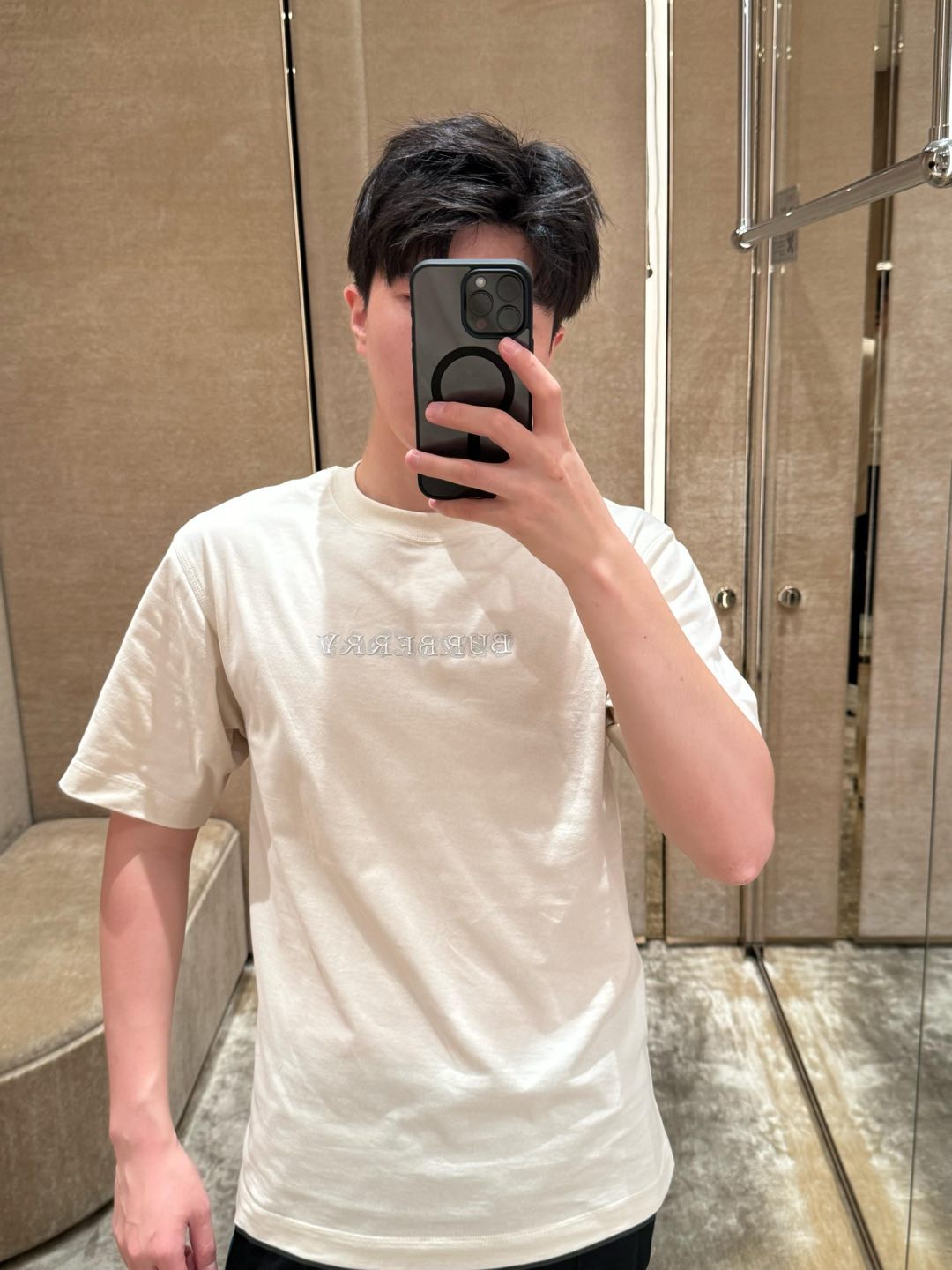 R공장/버버리 남성 면 티셔츠