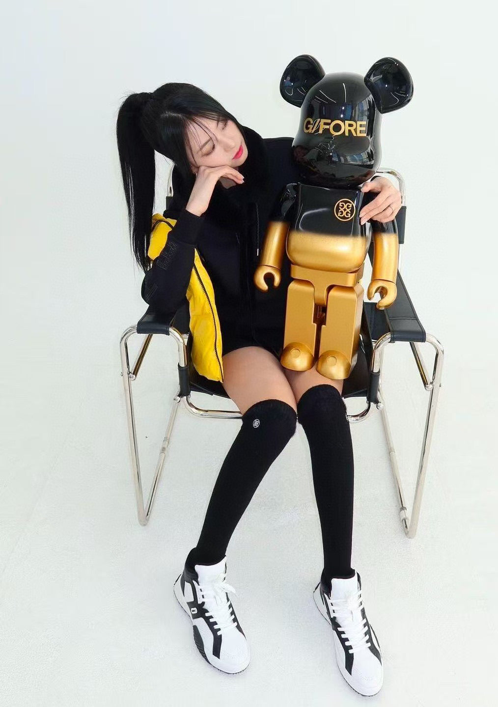 마이골프/G/FORE 여성 후드티