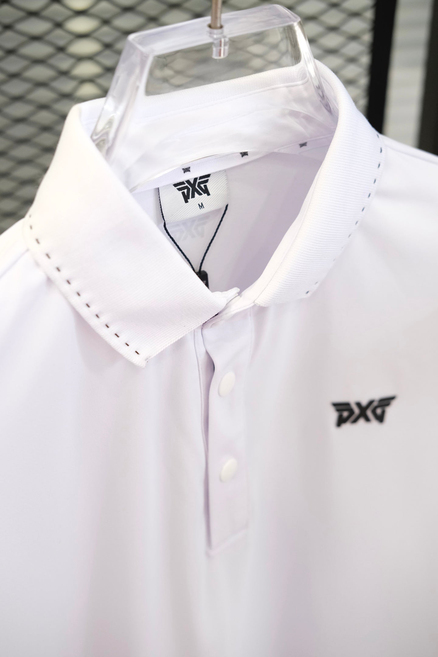 마이골프/PXG 남성 터틀넥 반팔 티셔츠