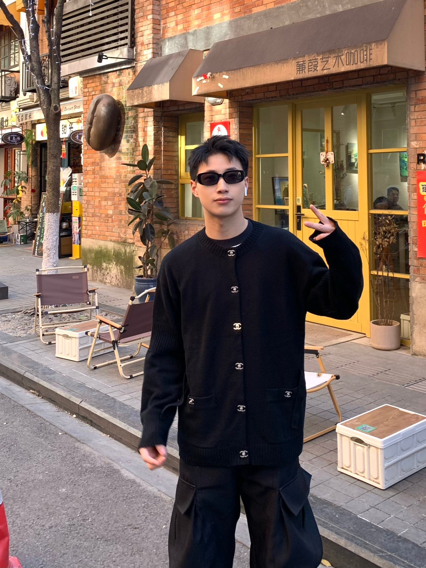 GTR/샤넬 남성 니트 가디건