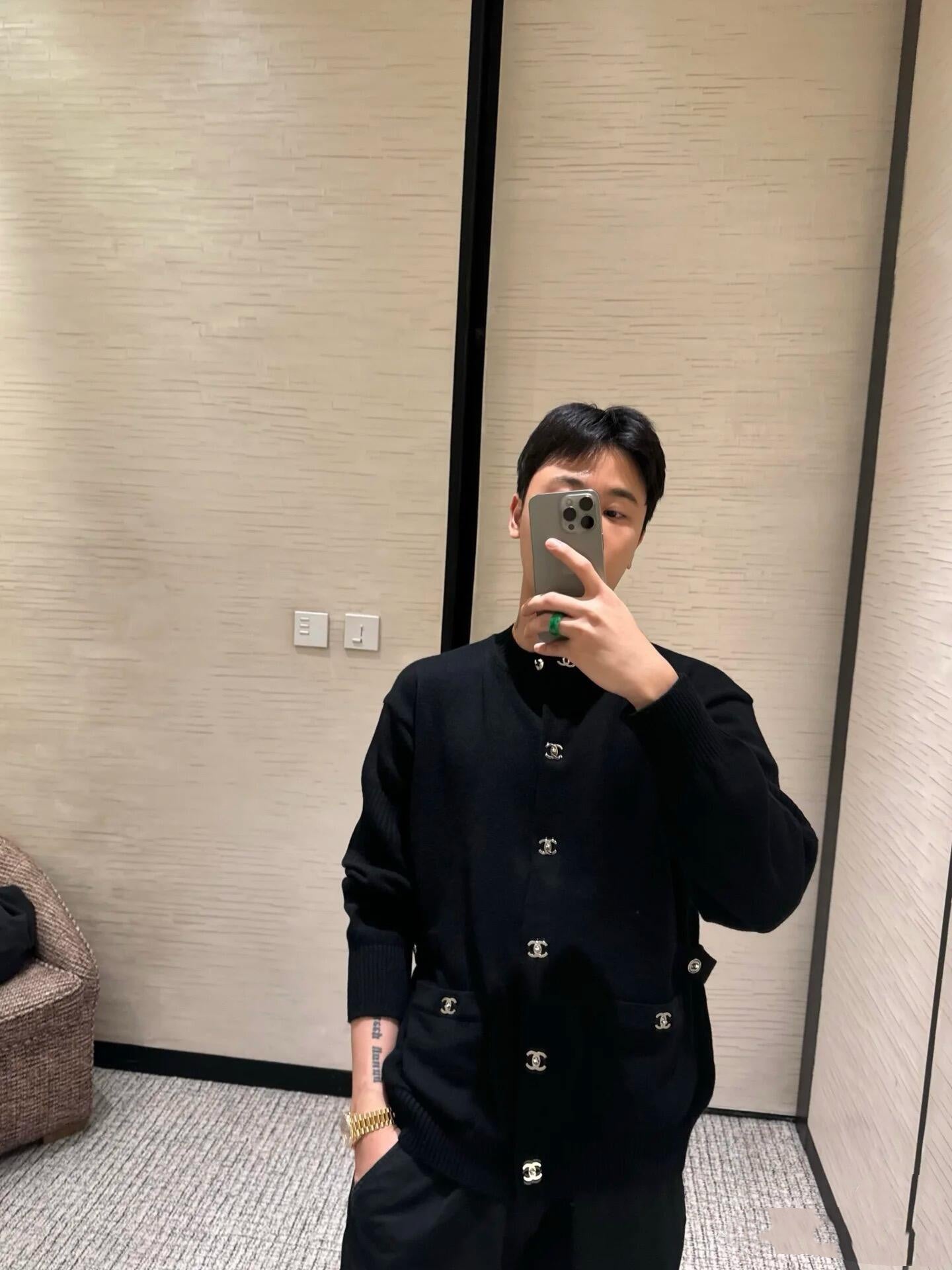 GTR/샤넬 남성 니트 가디건