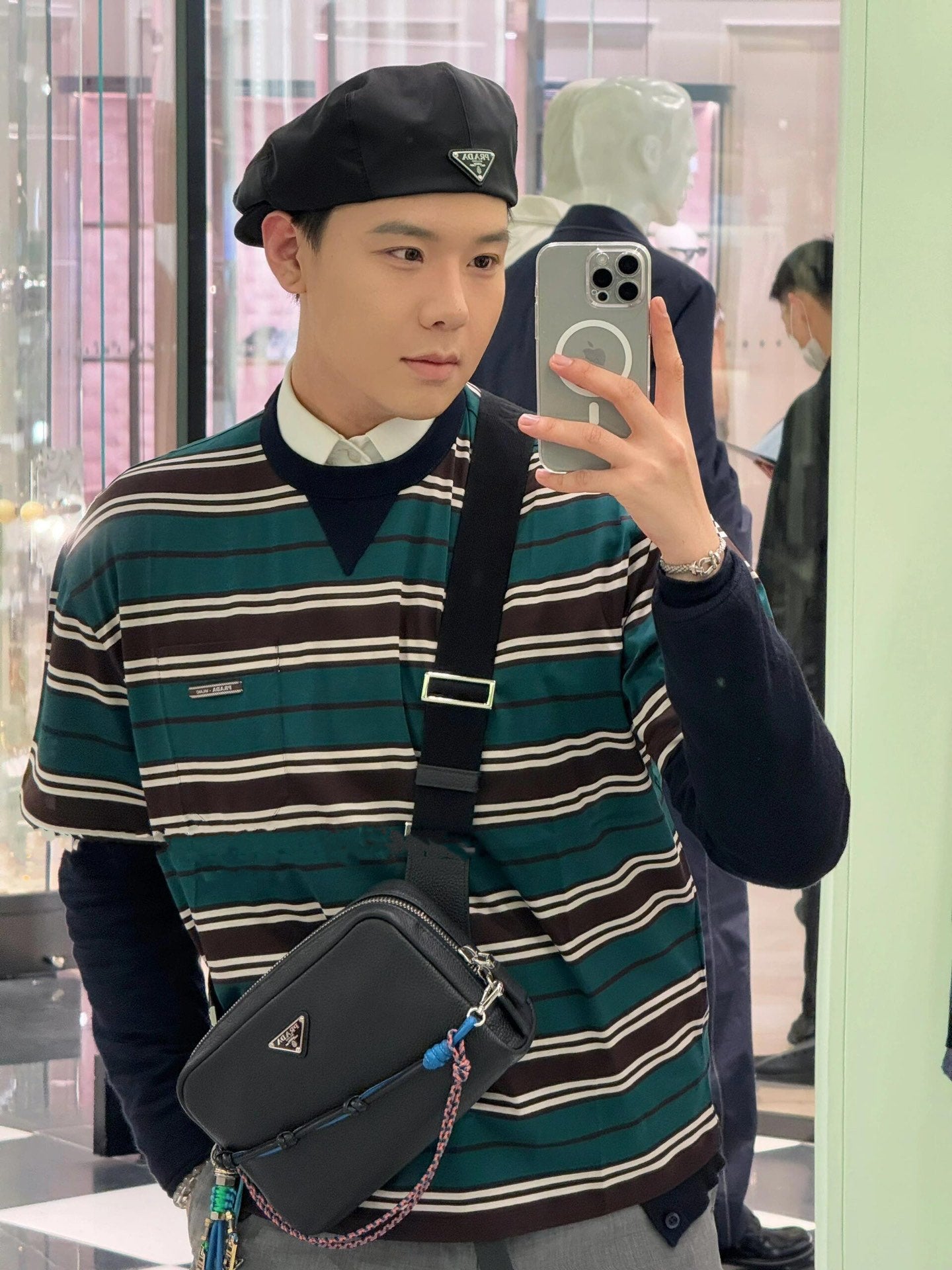 GTR/프라다 남성 폴로넥 반팔