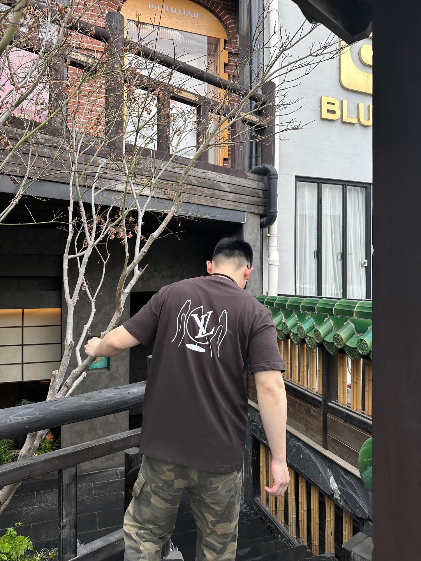 GTR/루이비통 남성 반팔 티셔츠