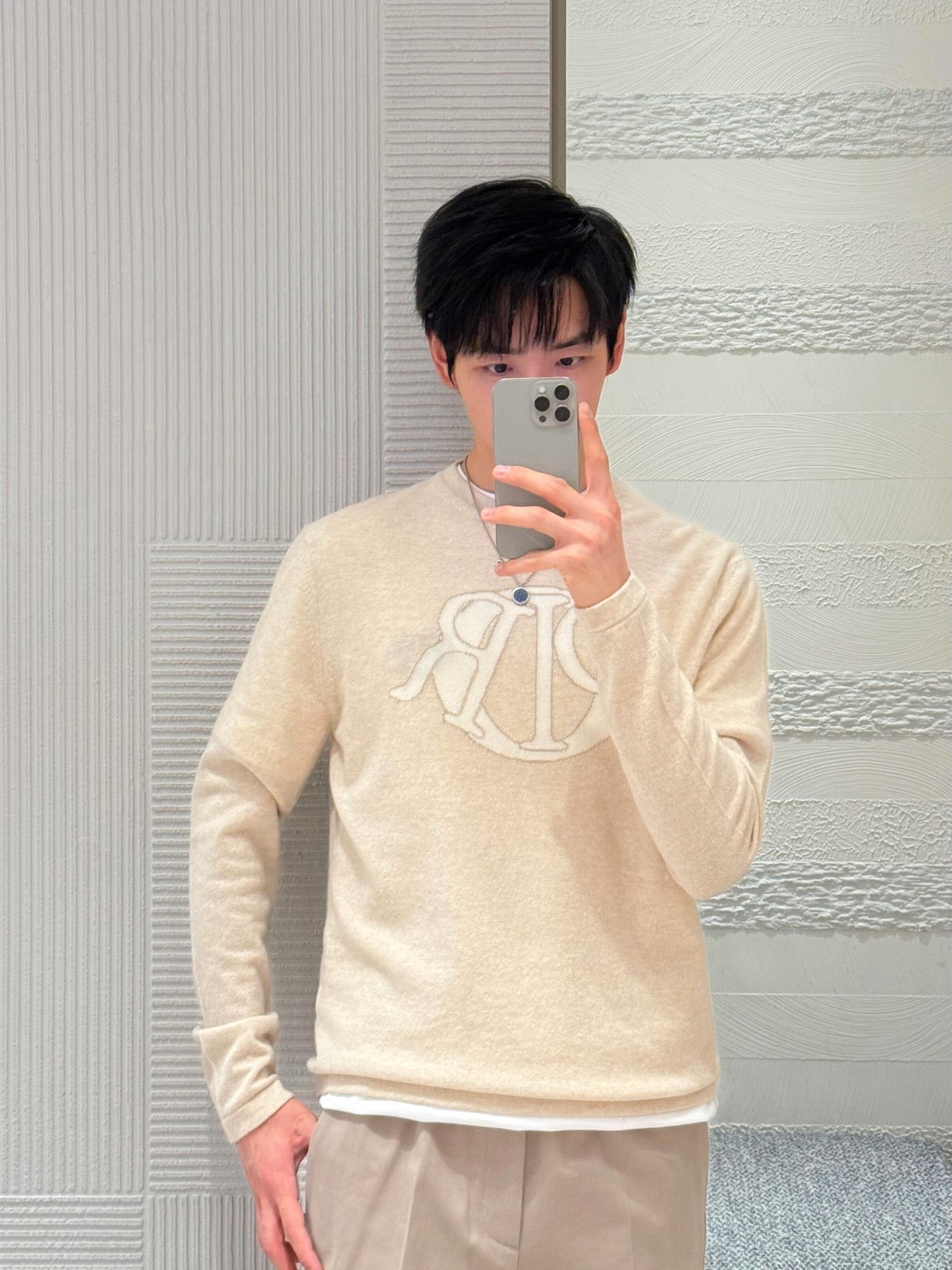 R공장/디올 남성 니트