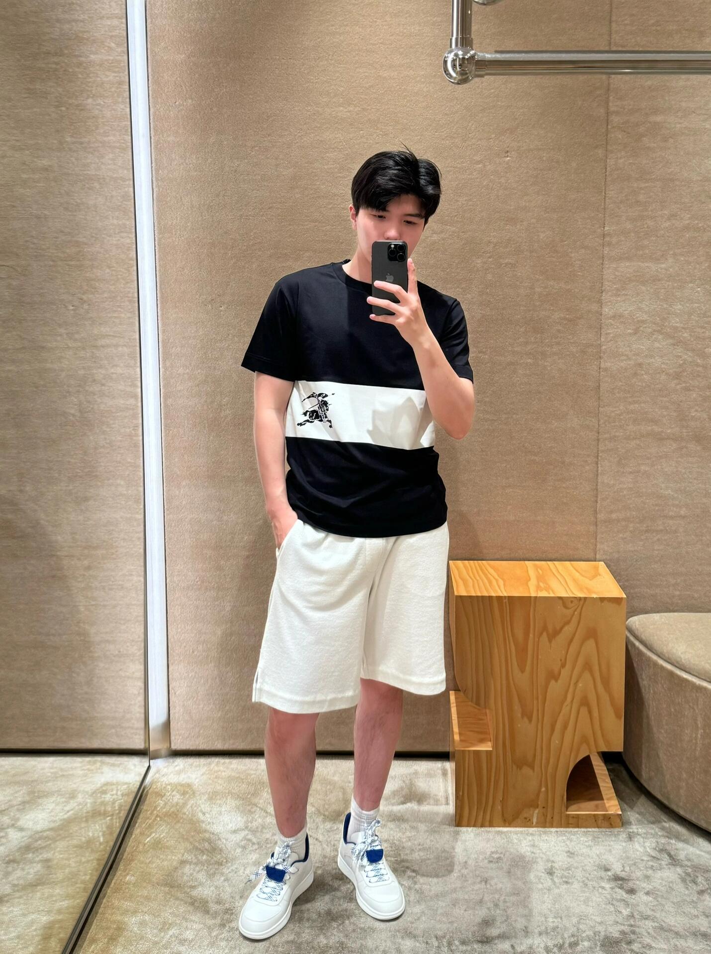 R공장/버버리 남성 반팔 티셔츠