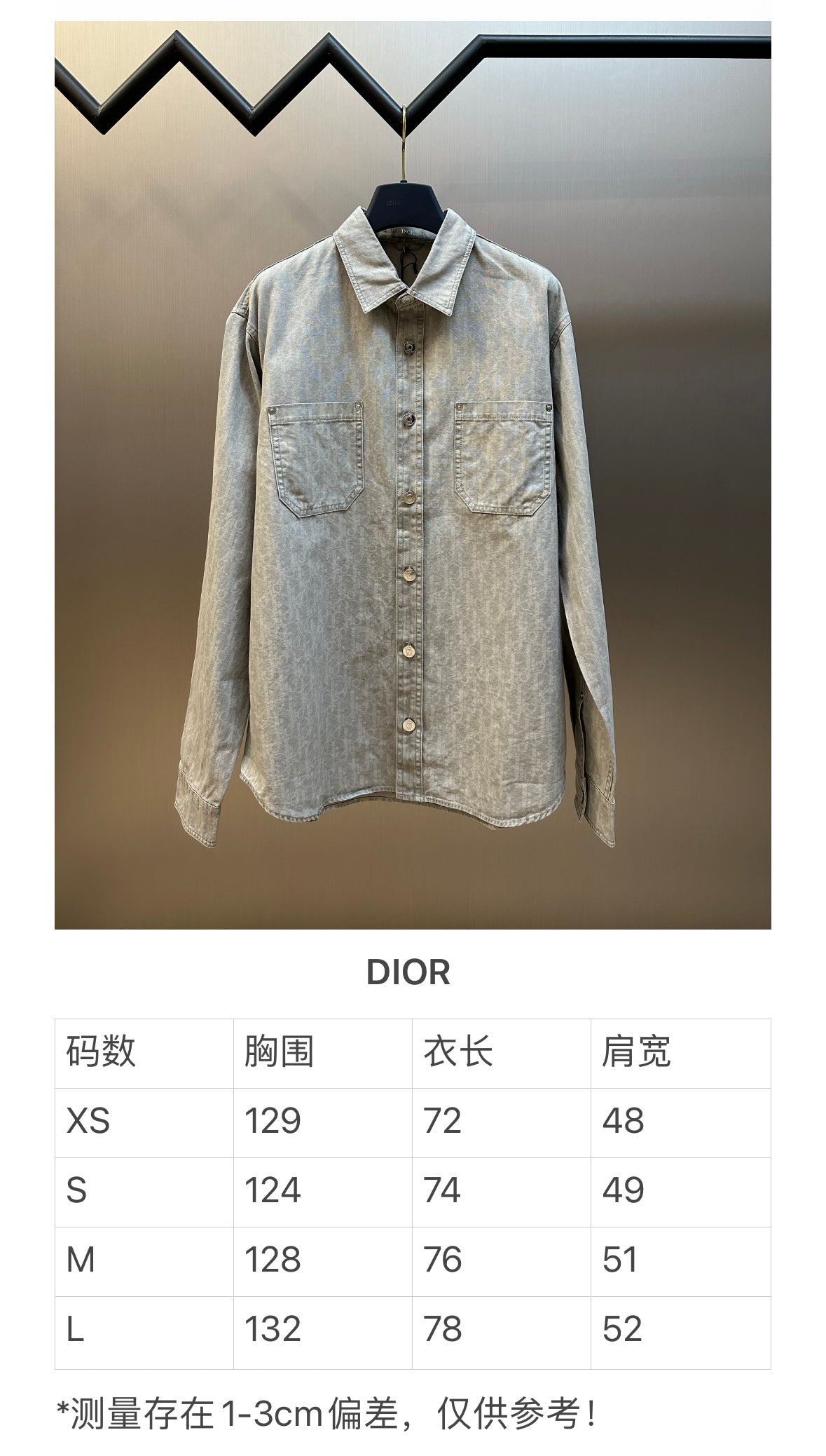 체인2호/디올 남성 셔츠