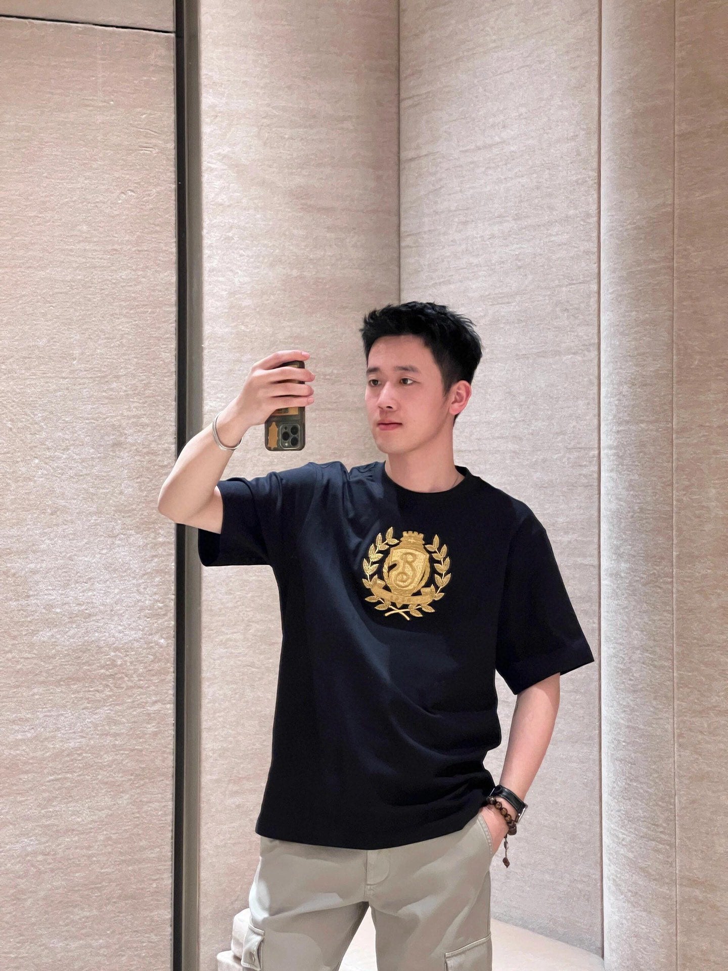 체인2호/버버리 남성 라운드넥 반팔티