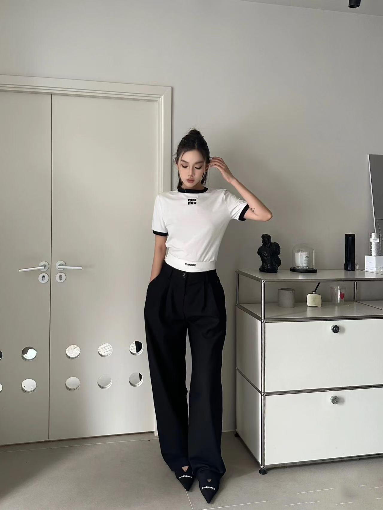 체인2호/미우미우 남성 반팔 티셔츠
