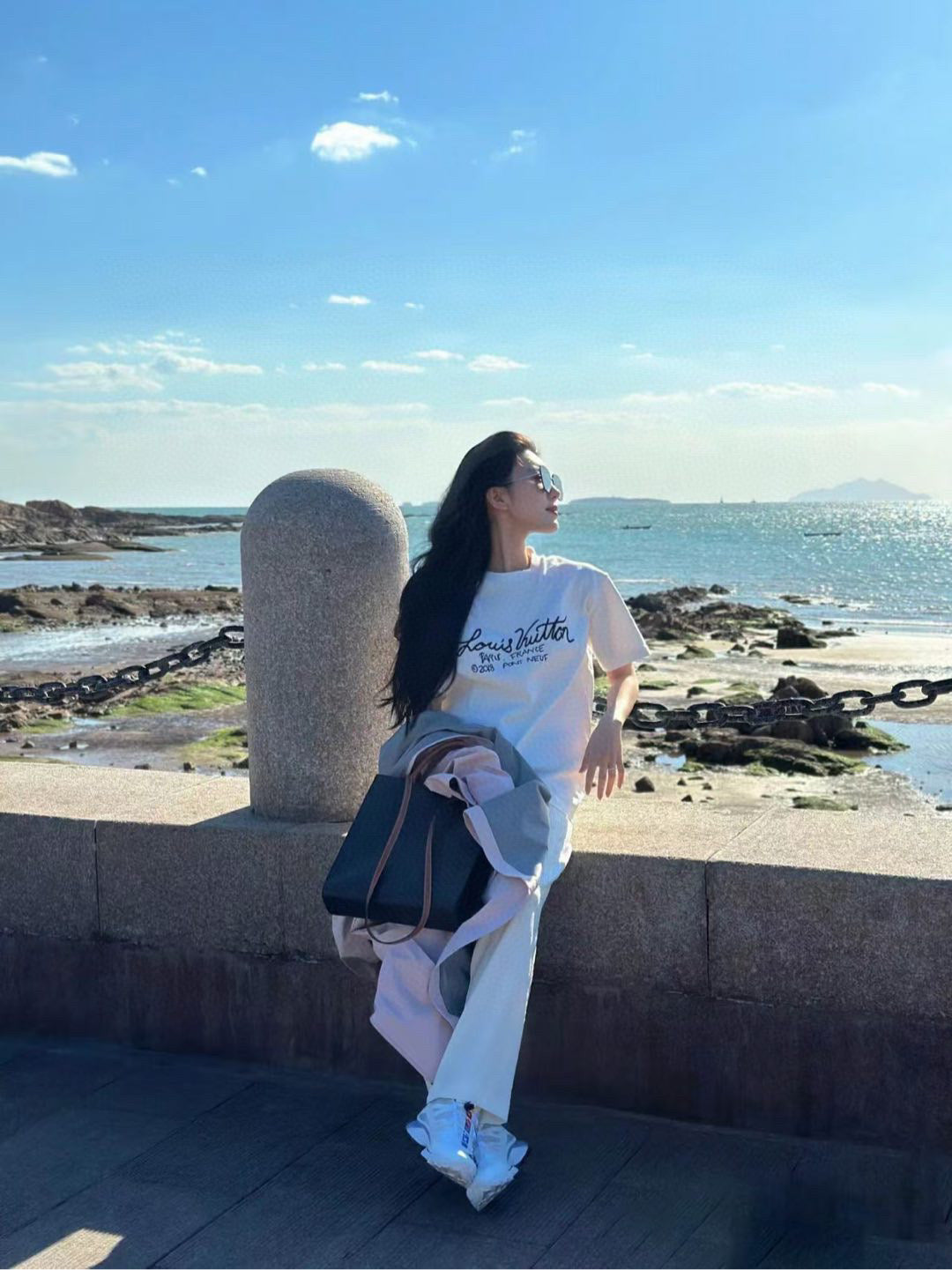 체인2호/루이비통 남성 라운드넥 반팔 티셔츠