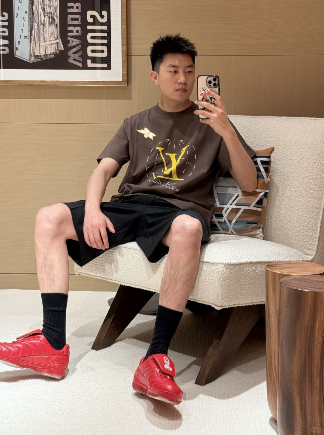 체인2호/루이비통 남성 반팔 티셔츠