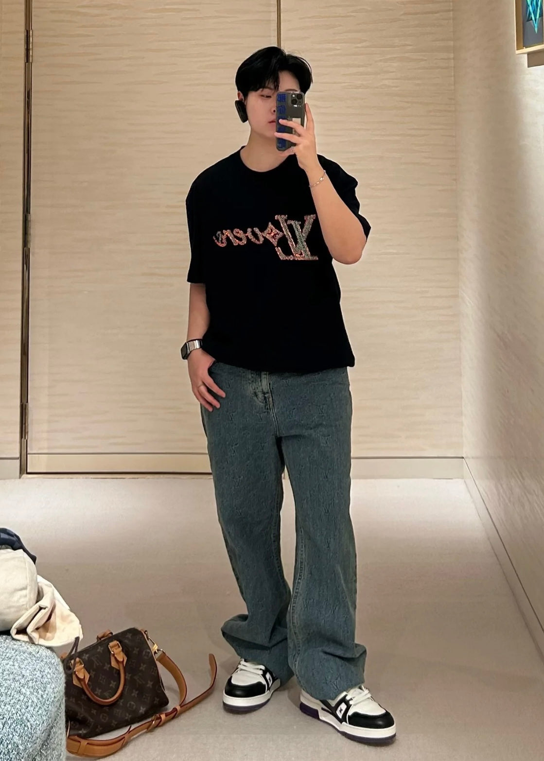 TJ셀러/루이비통 남성 반팔 티셔츠