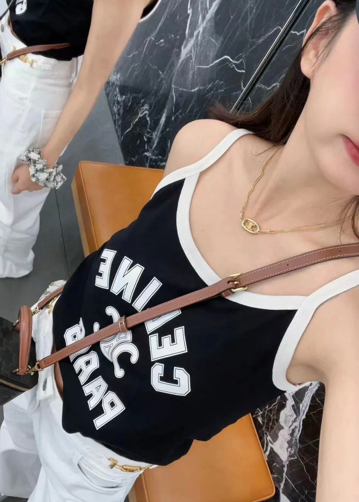 TJ셀러/셀린느 여성 나시 조끼
