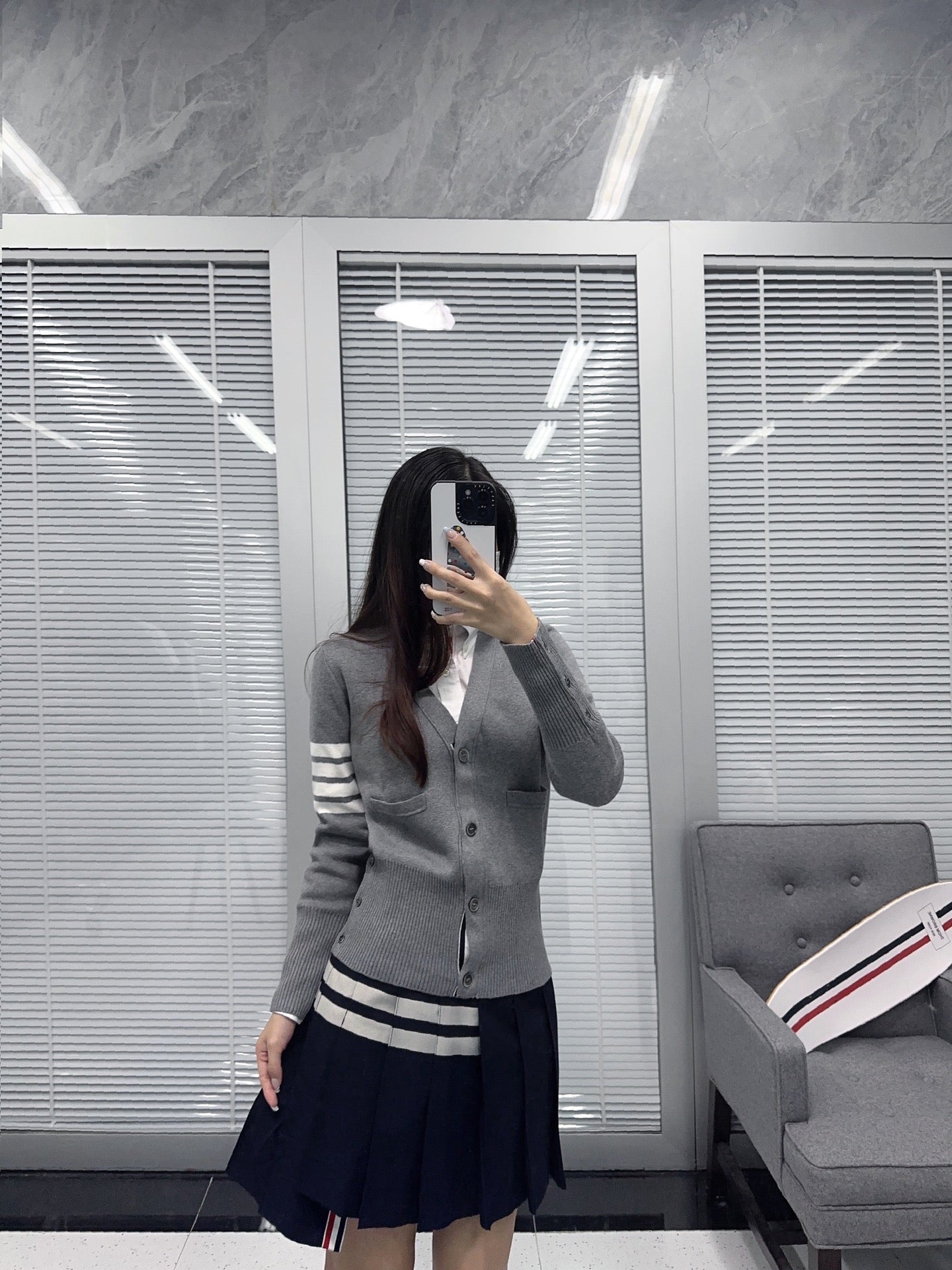 TJ셀러/톰브라운 여성 니트 가디건