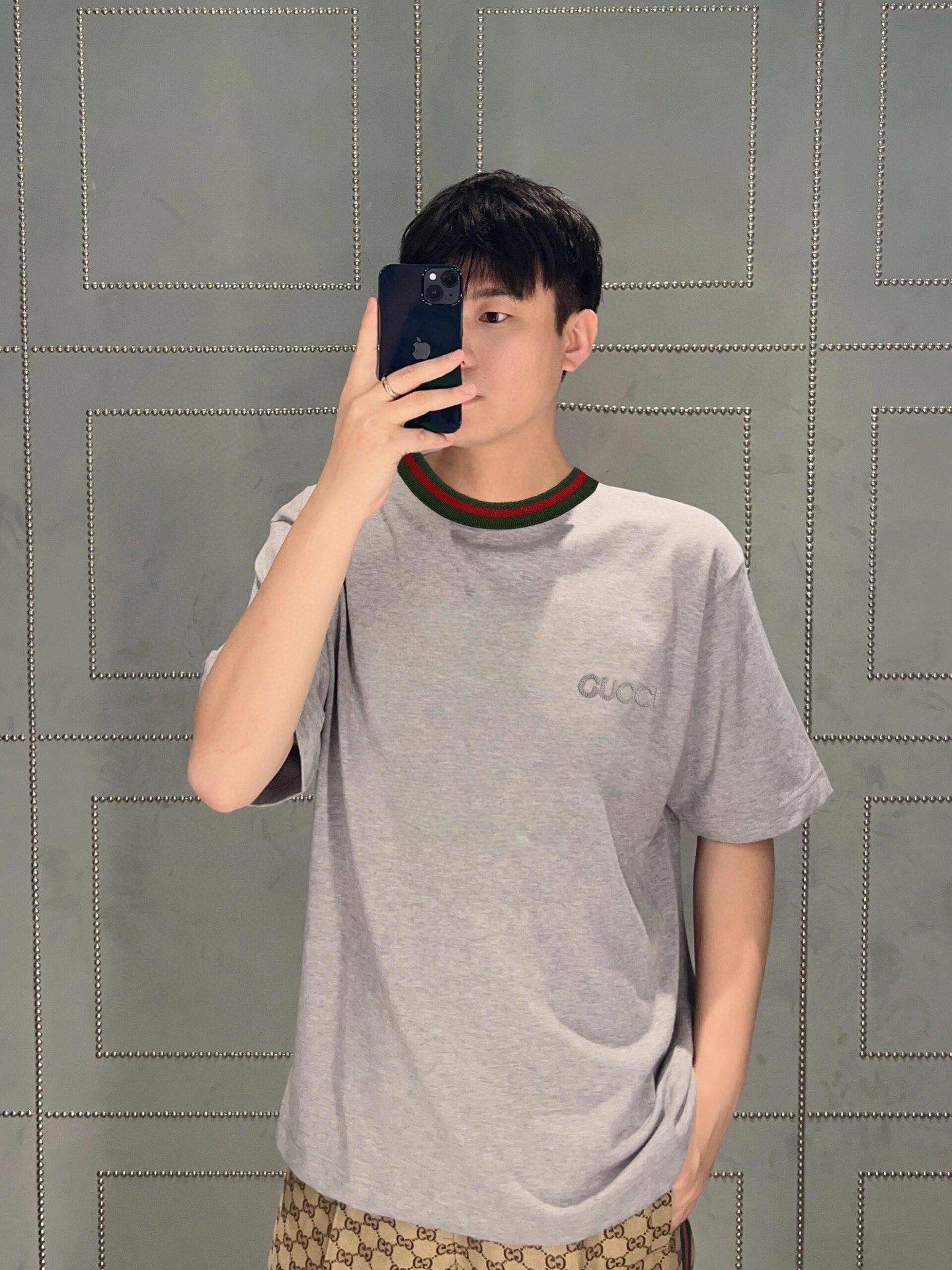 체인2호 / 구찌 남성 라운드넥 반팔