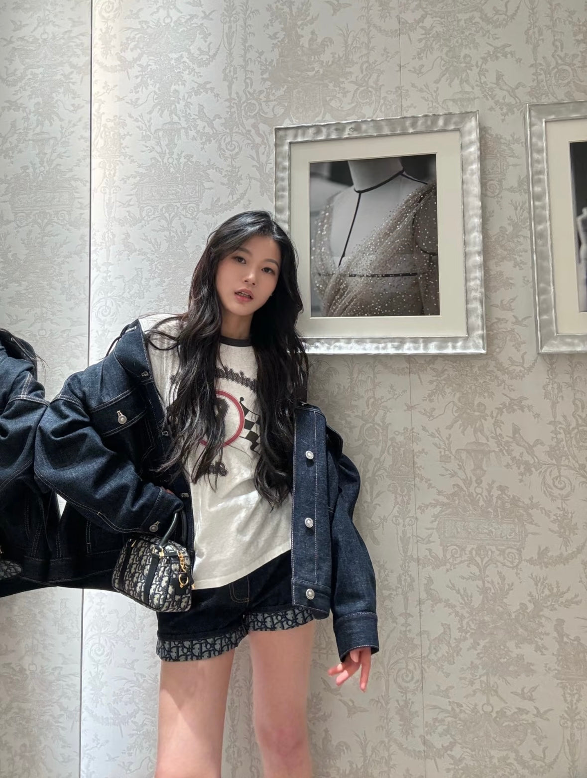 체인2호 / 디올 여성 데님 반바지