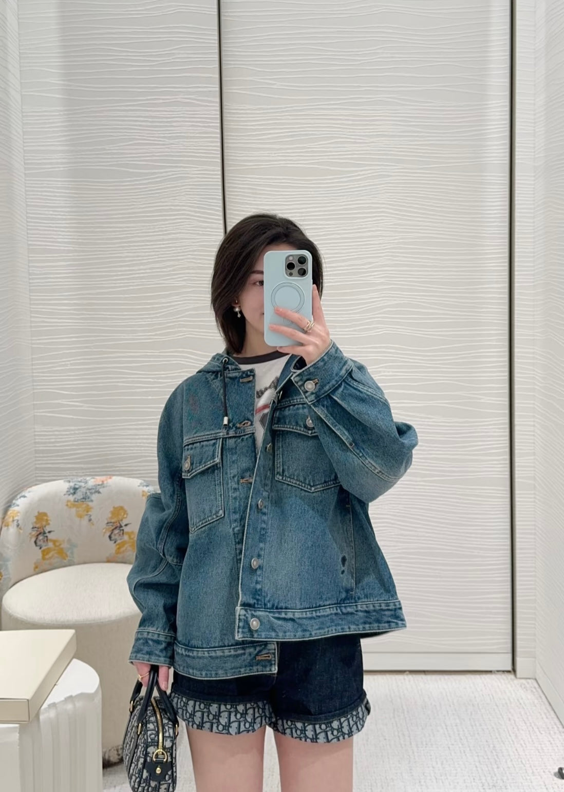 체인2호 / 디올 여성 데님 반바지