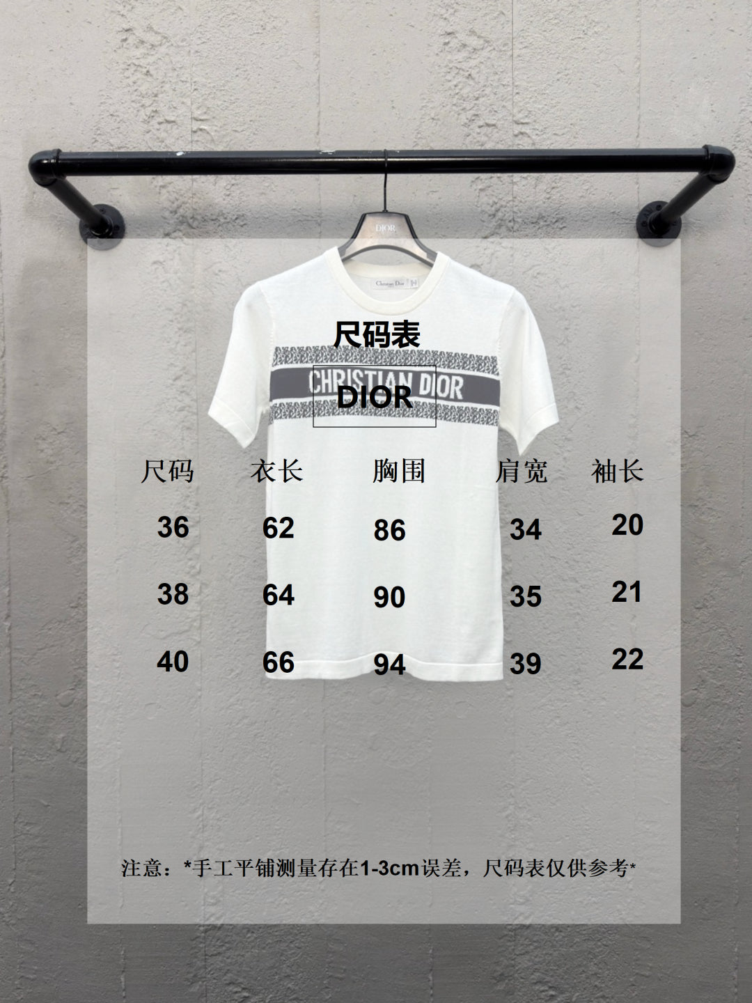 체인2호 / 디올 남성 니트 반팔