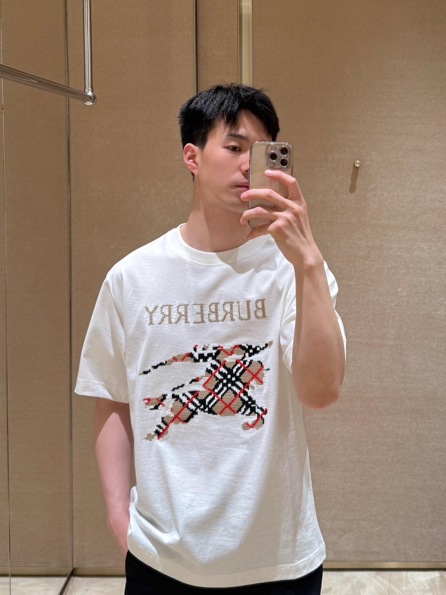 R공장 / 버버리 남성 반팔 티셔츠