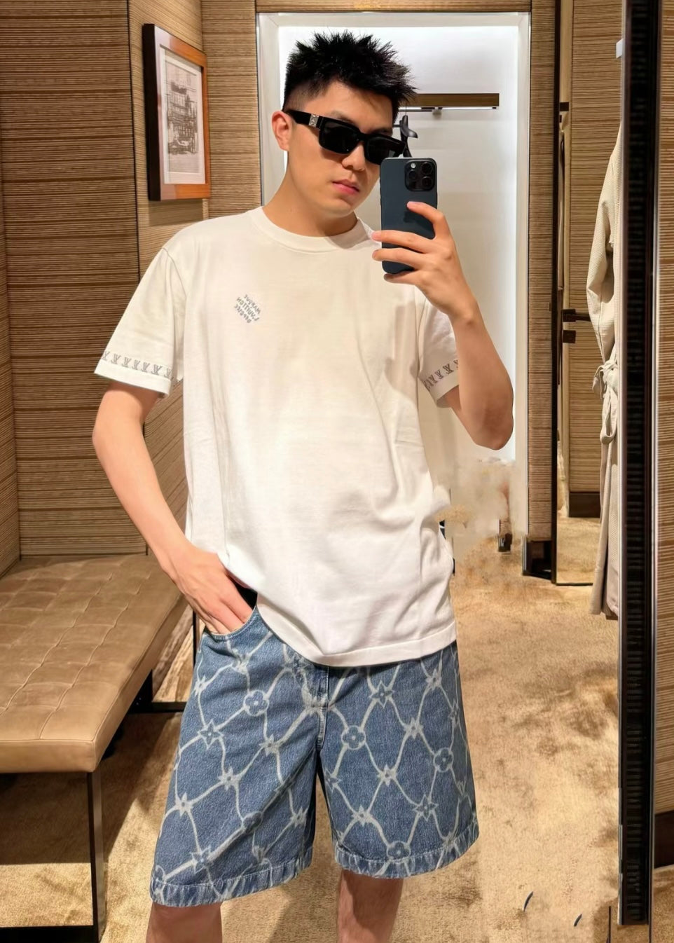 TJ셀러 / 루이비통 남성 데님 반바지