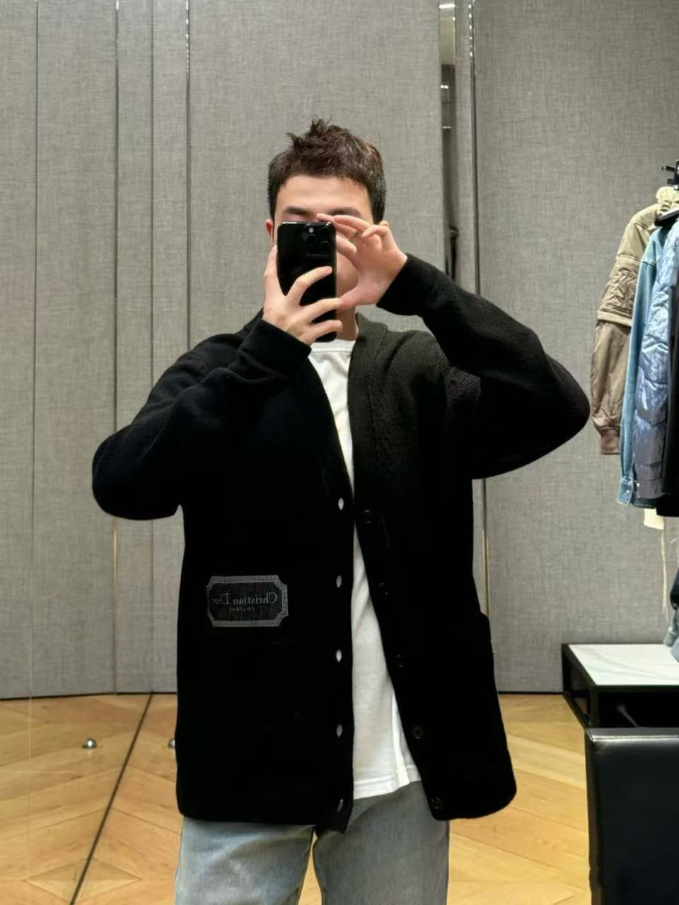 사슬 / 디올 남성 니트 가디건