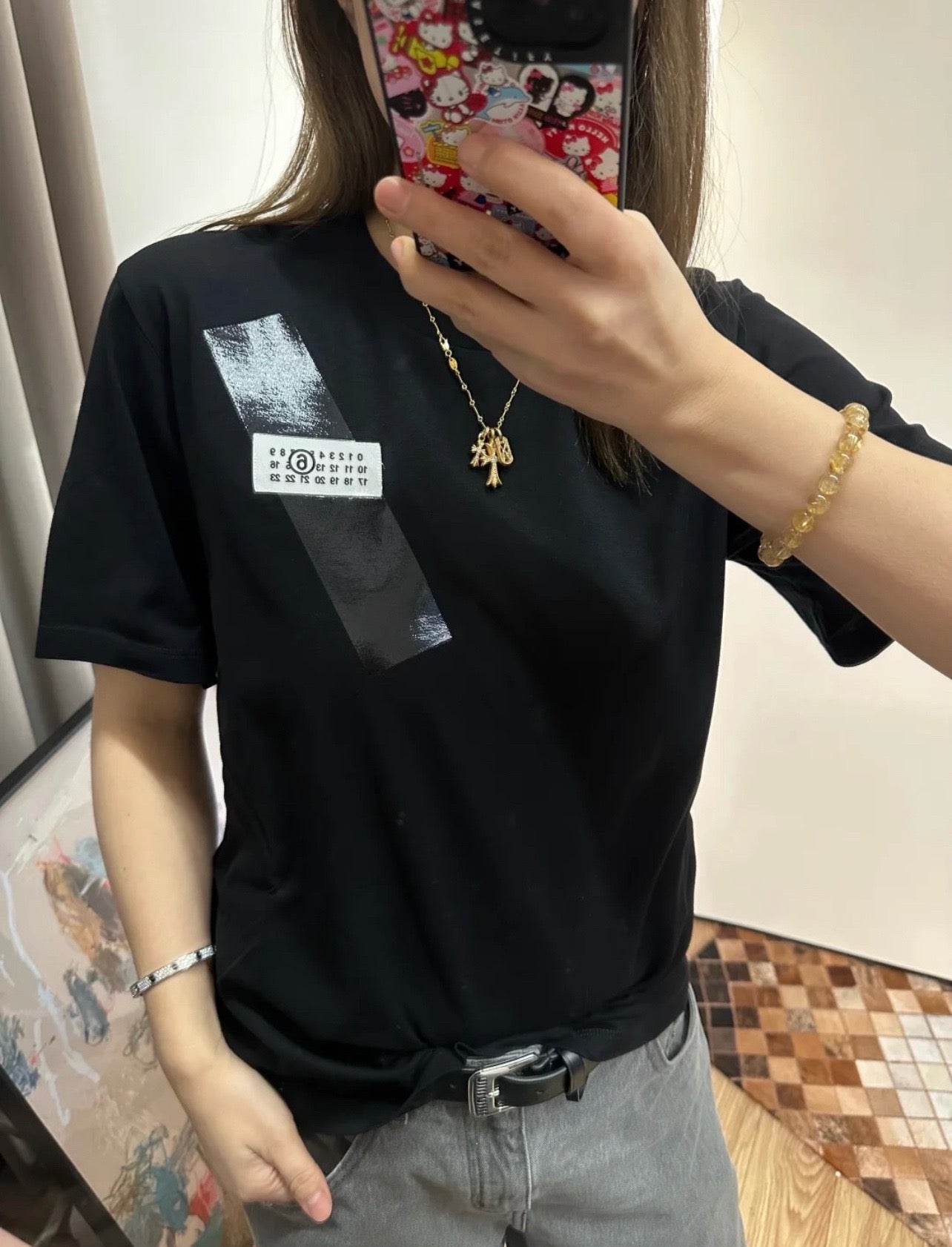 체인2호 / 메종마르지엘라 남성 반팔 티셔츠