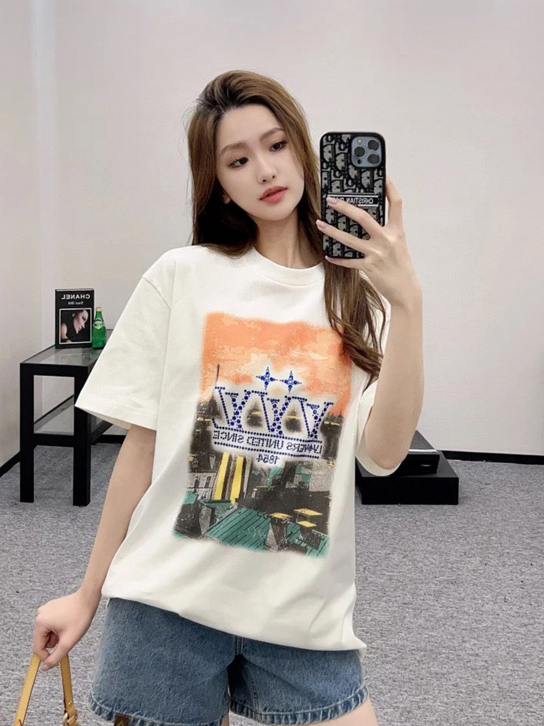 BVG / 루이비통 남성 여성 반팔 티셔츠
