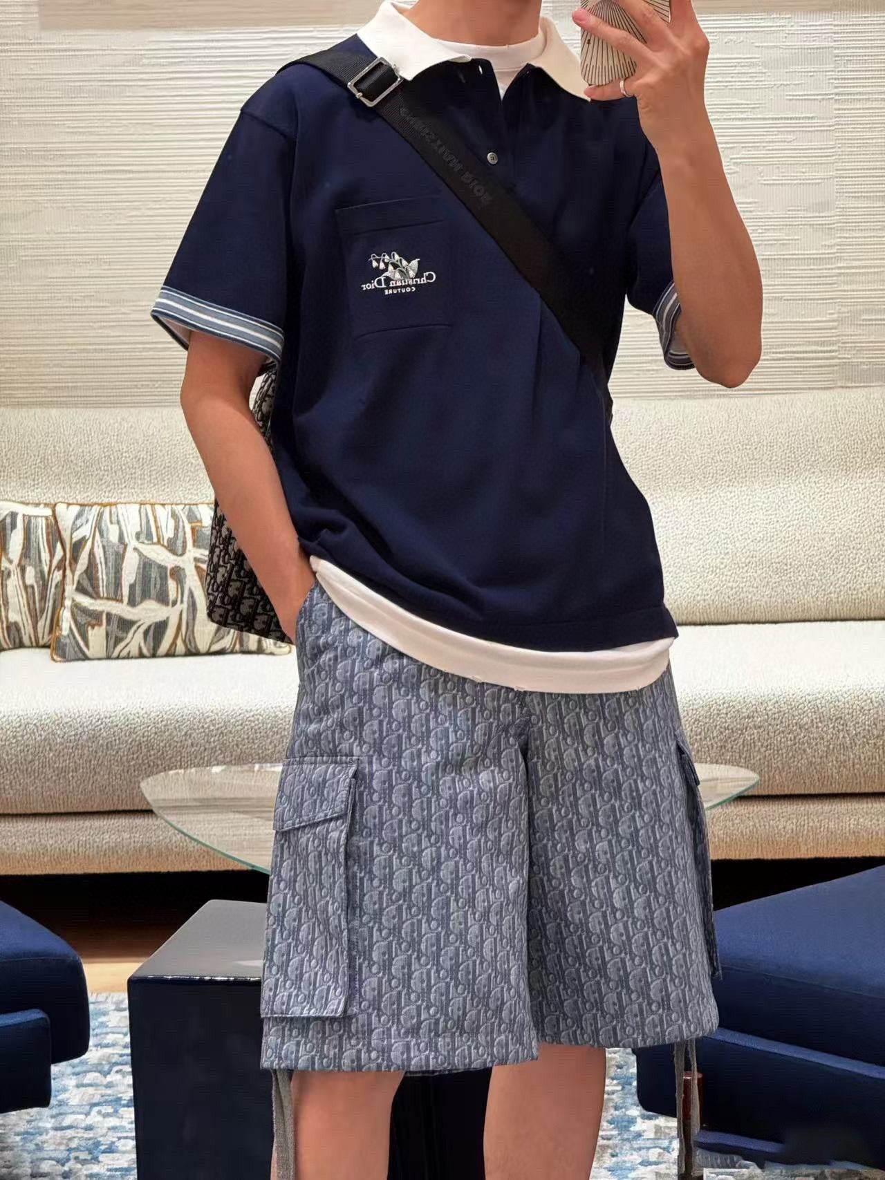 체인2호 / 디올 남성 여성 반팔 셔츠