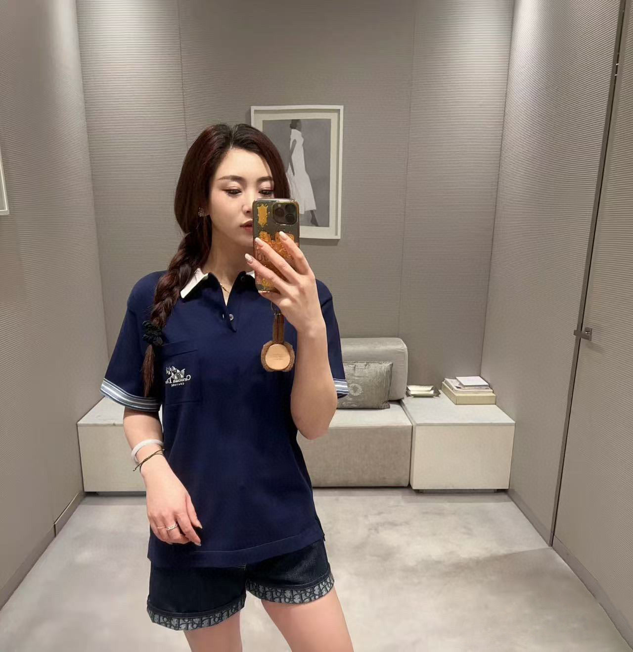 체인2호 / 디올 남성 여성 반팔 셔츠