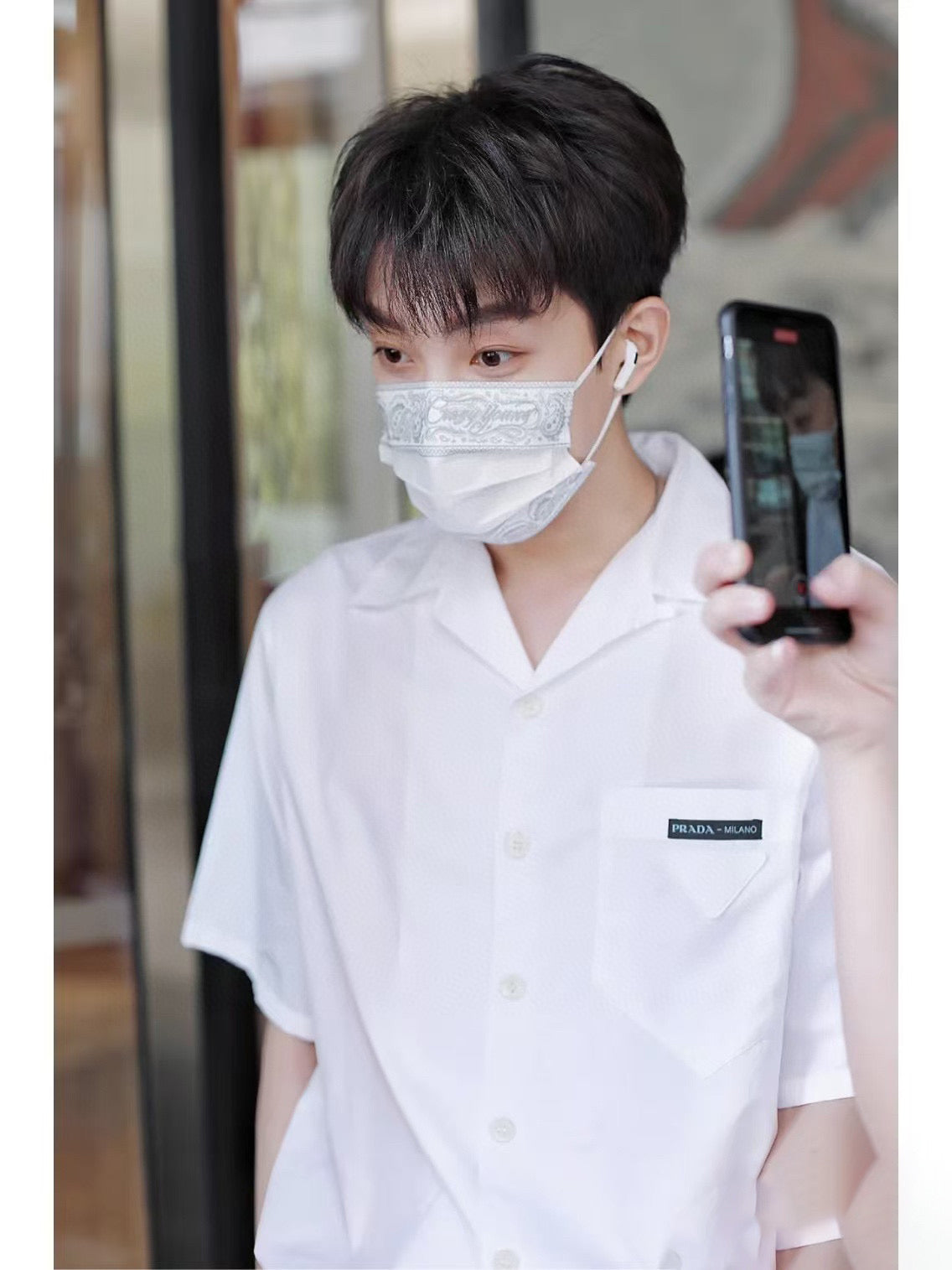 체인2호 / 프라다 남성 반팔 셔츠