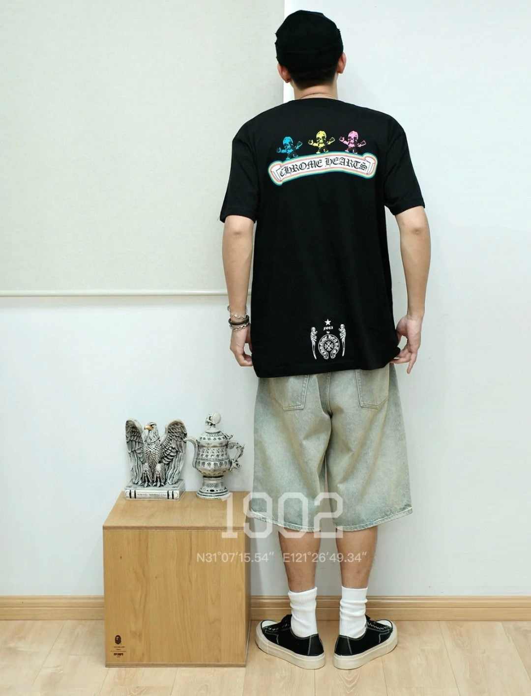 체인2호 / 크롬하츠 남성 여성 반팔 티셔츠