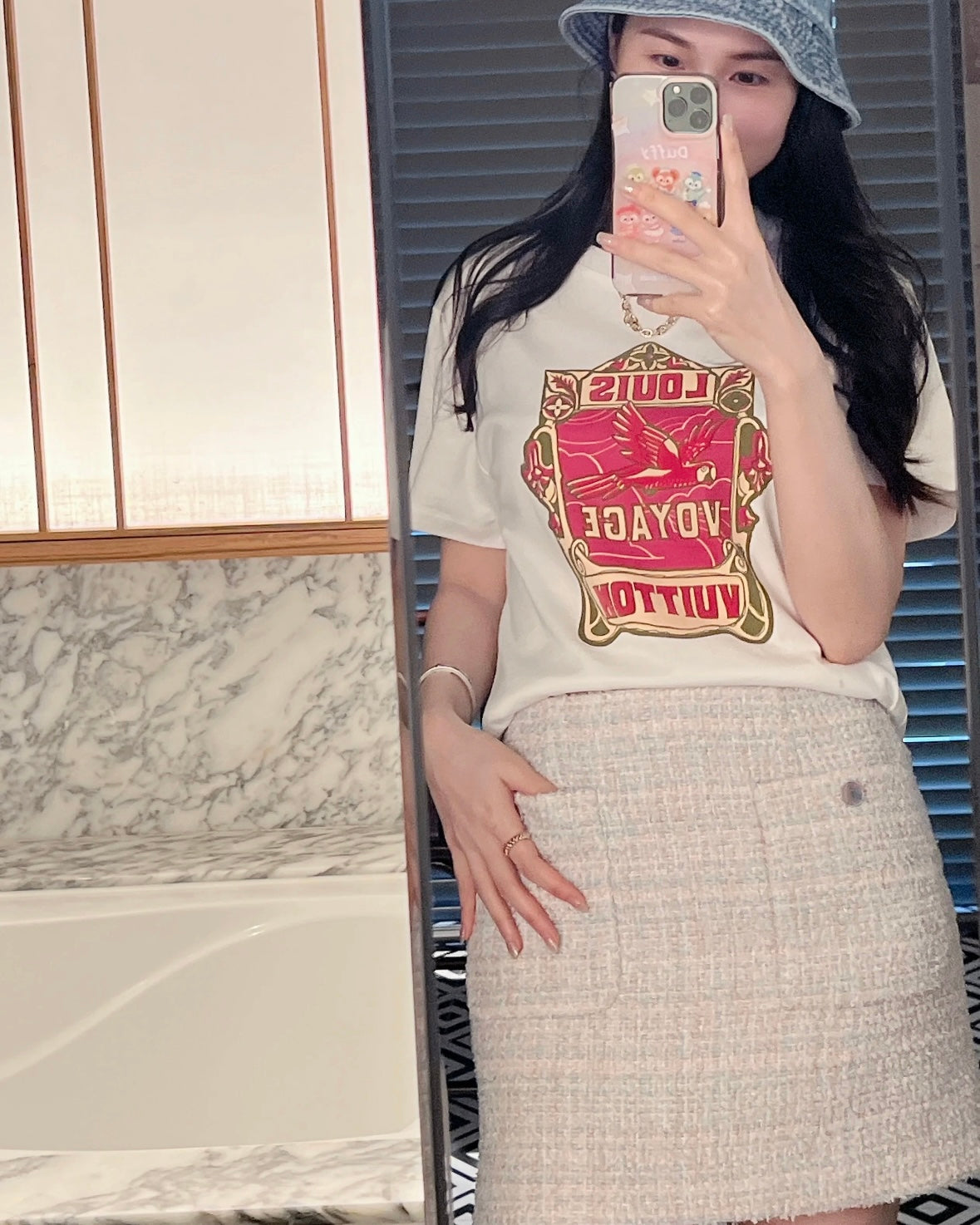 체인2호 / 루이비통 남성 프린트 반팔 티셔츠