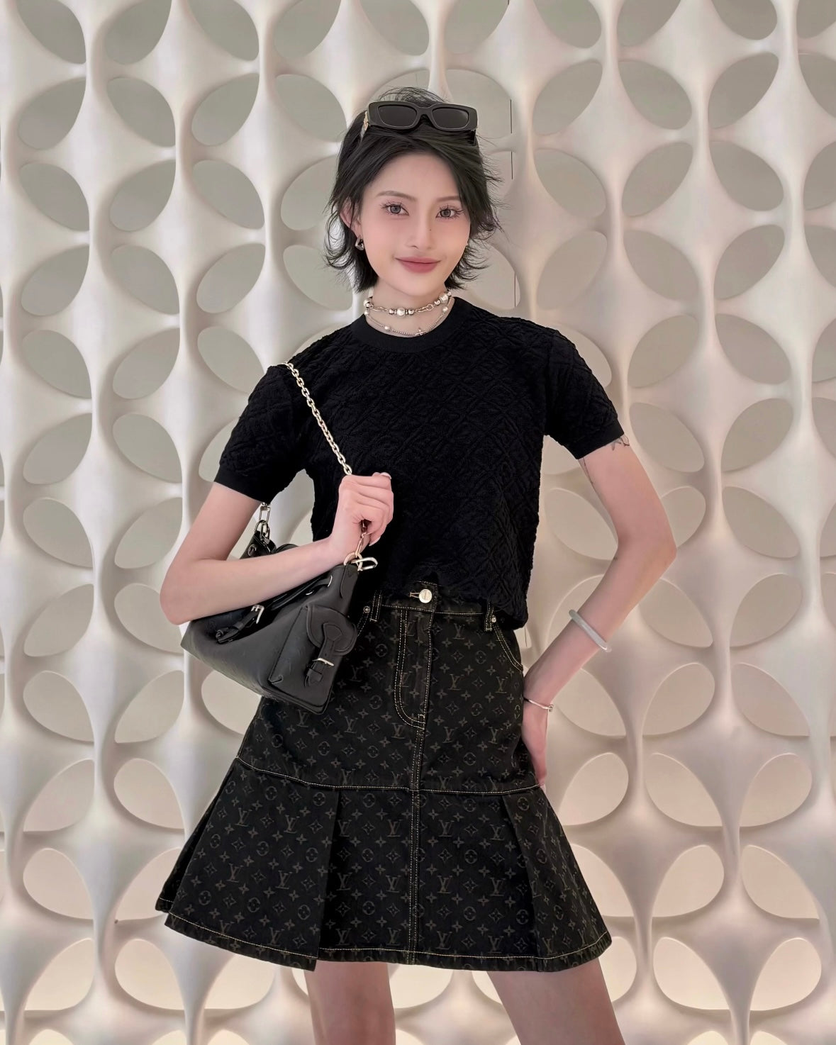 체인2호 / 루이비통 여성 데님 스커트