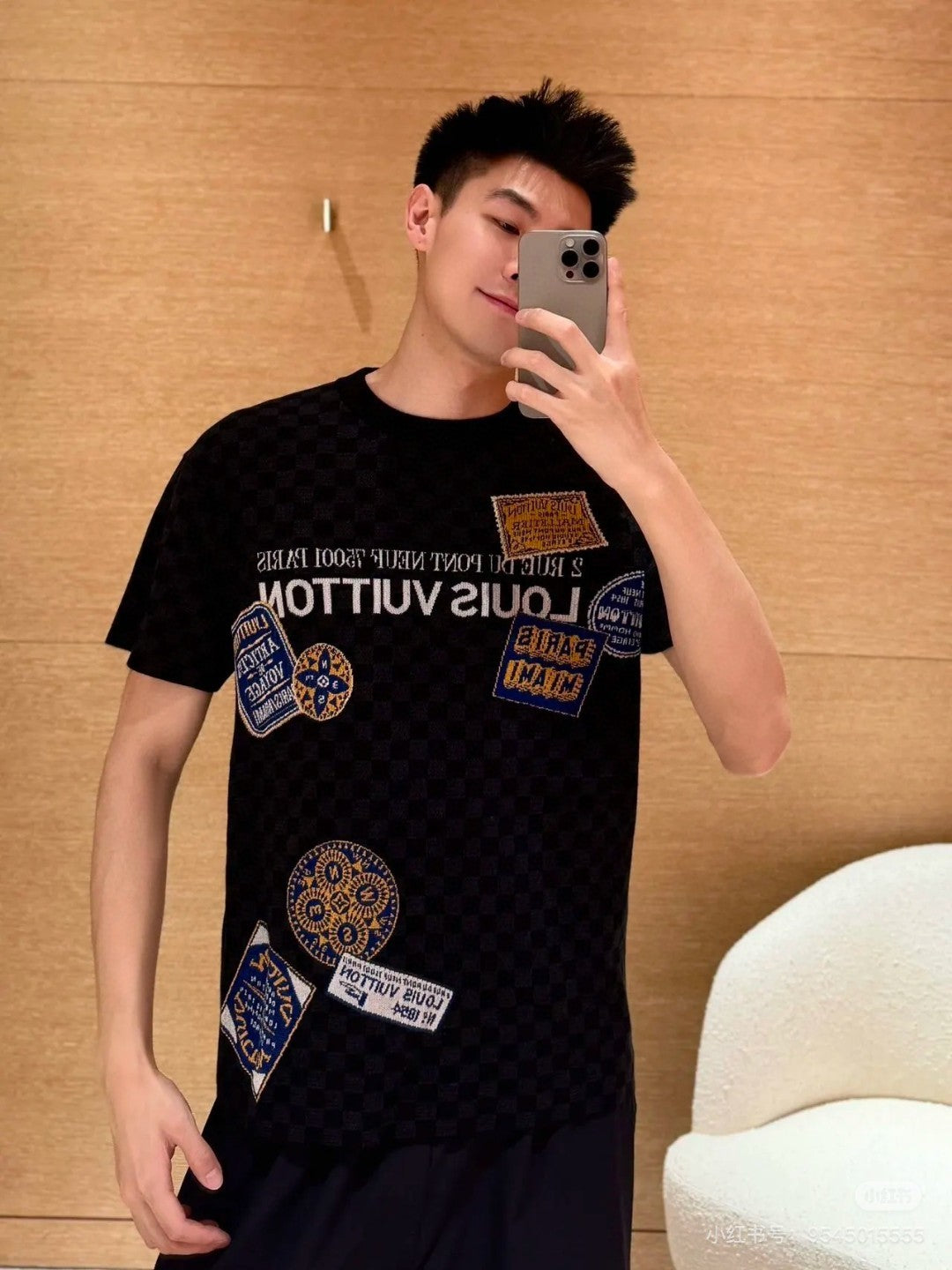 체인2호 / 루이비통 남성 니트 반팔
