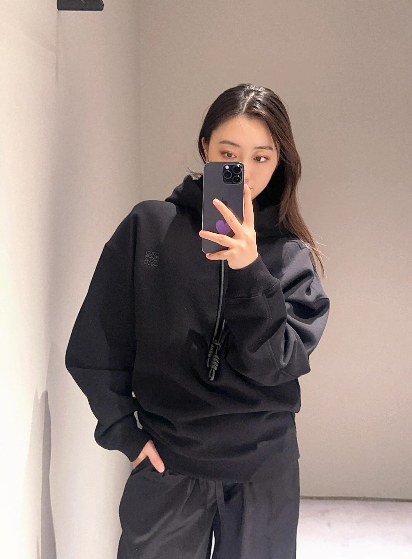 체인2호 / 로에베 남성 여성 후드