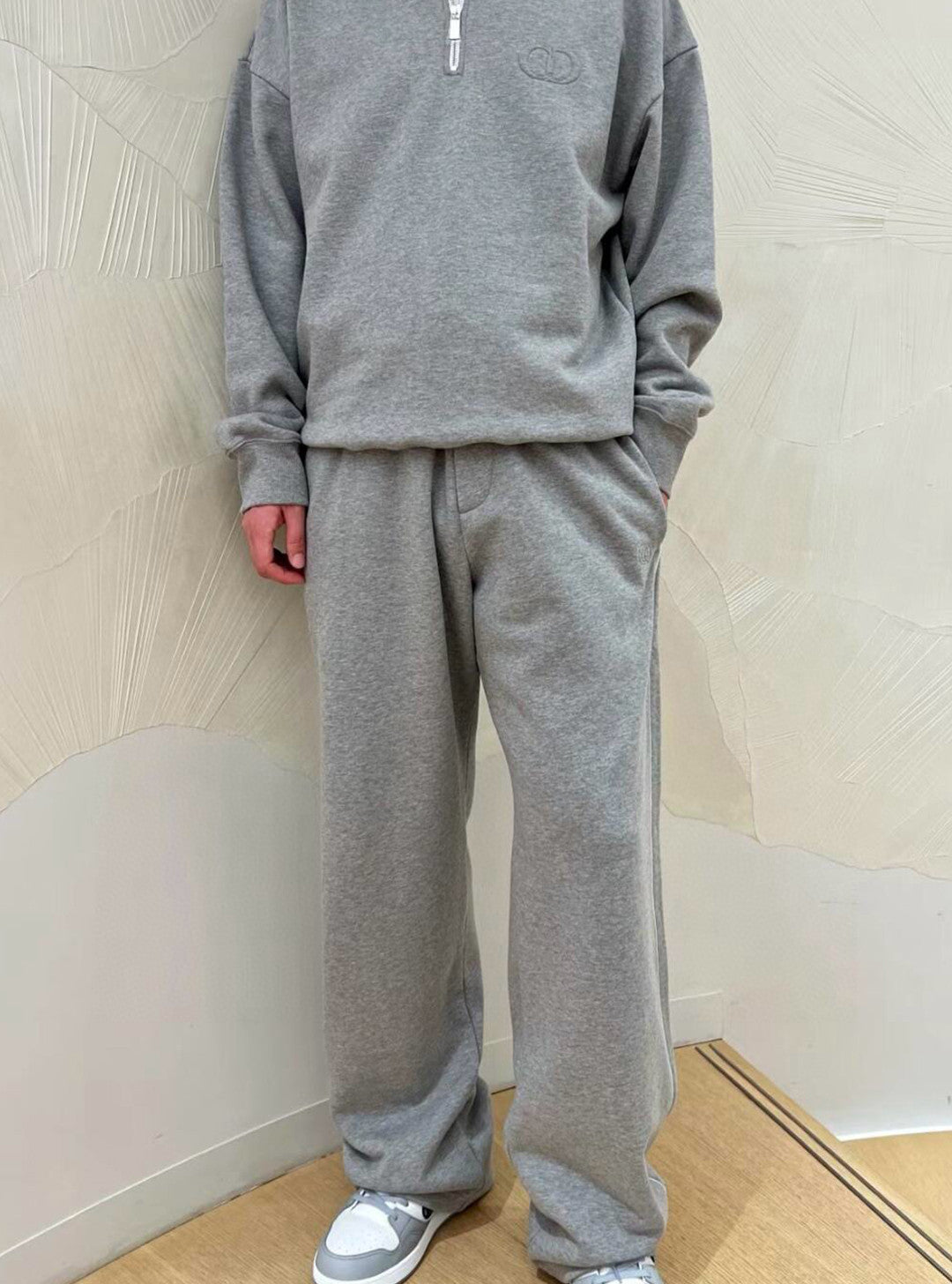 체인2호 / 디올 남성 자수 그레이 팬츠