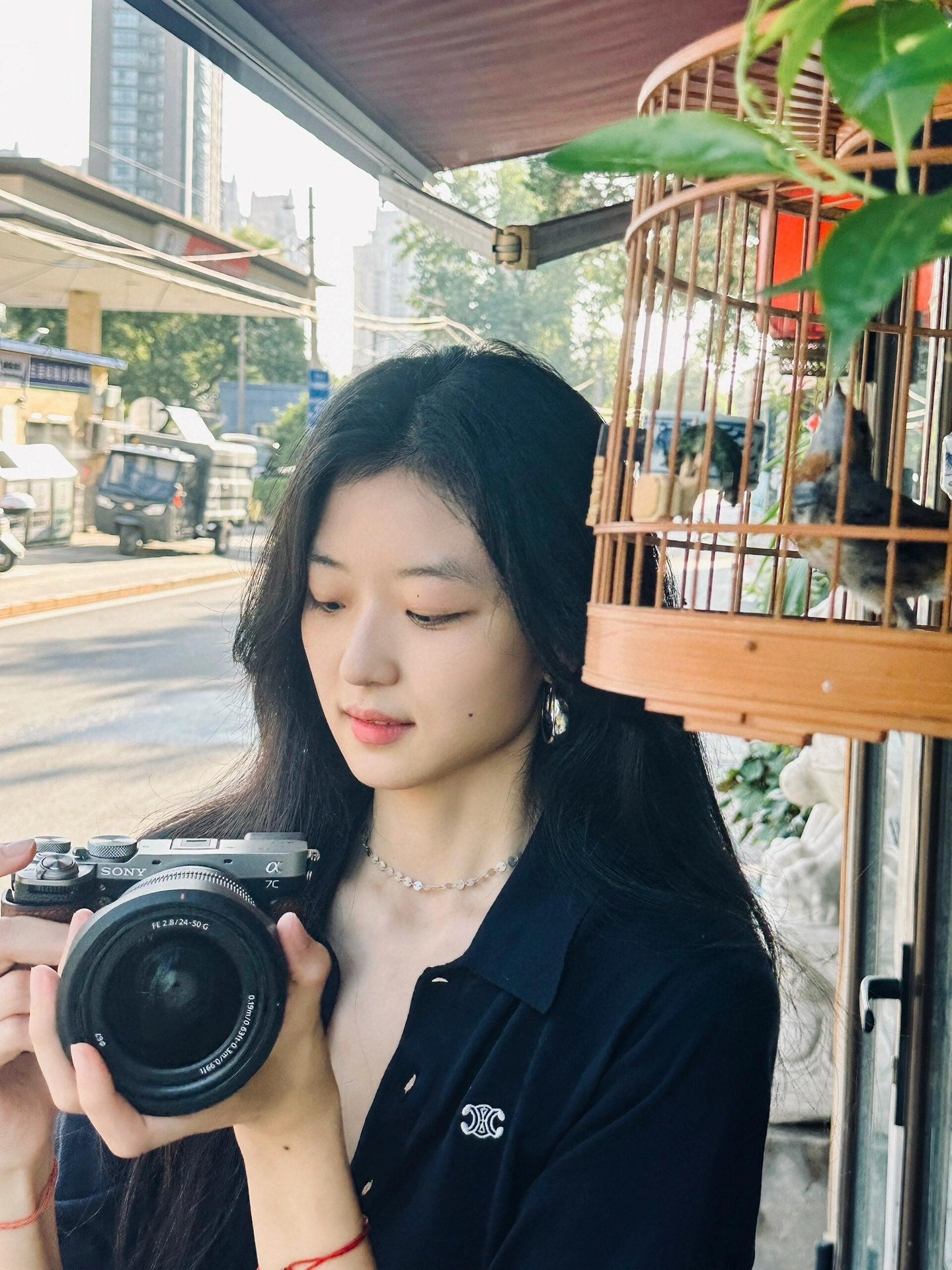 사슬 / 셀린느 남성 폴로넥 반팔 셔츠