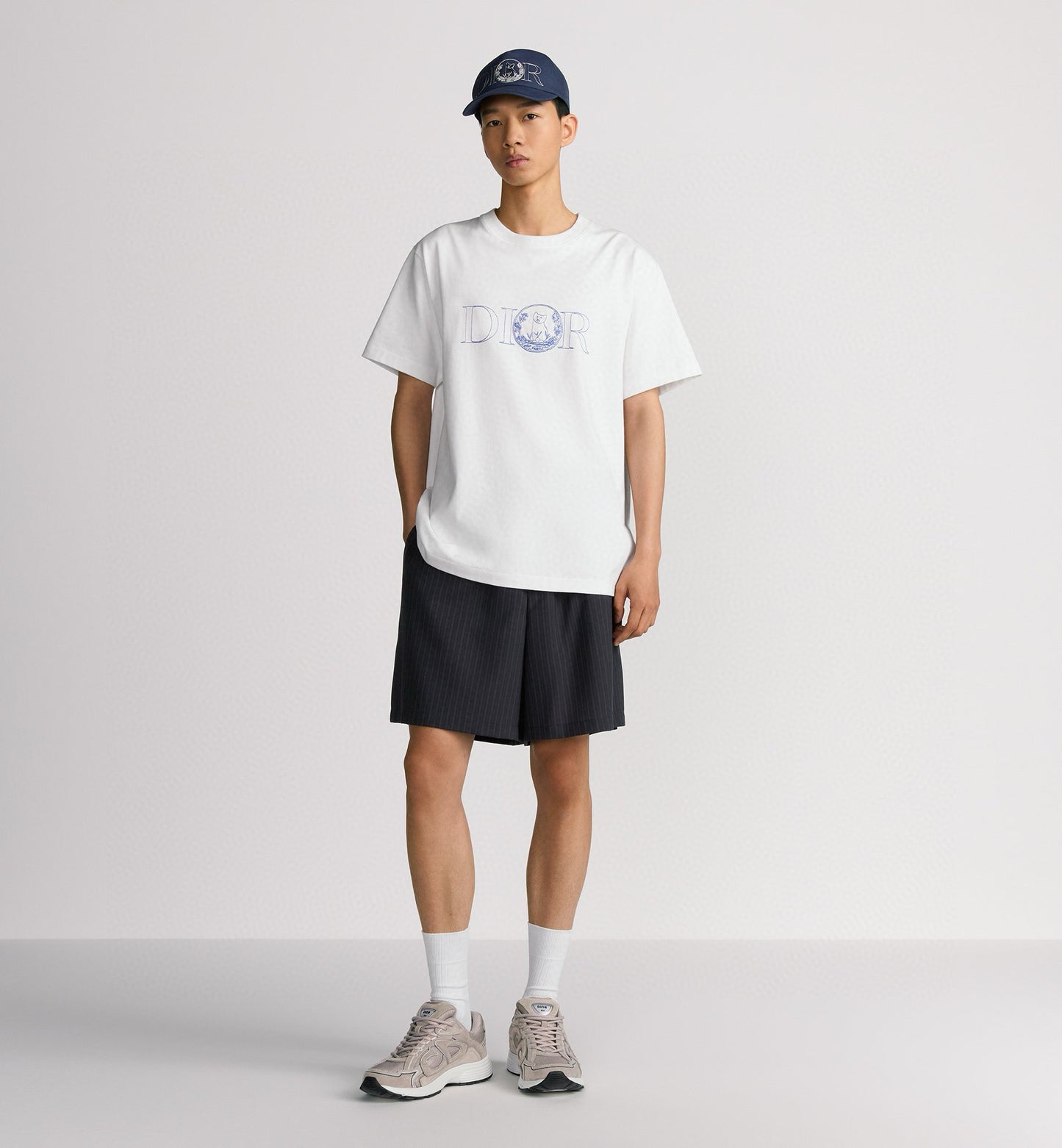사슬 / 디올 남성 라운드넥 반팔 티셔츠